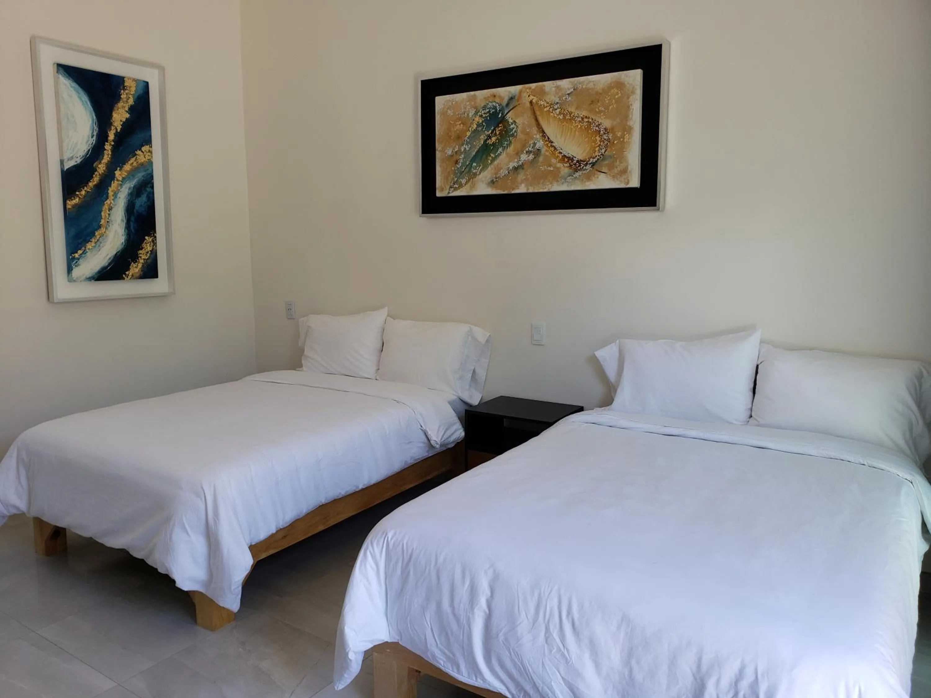 Bed in CaLu Hotel en La Laguna, Santa María del Oro