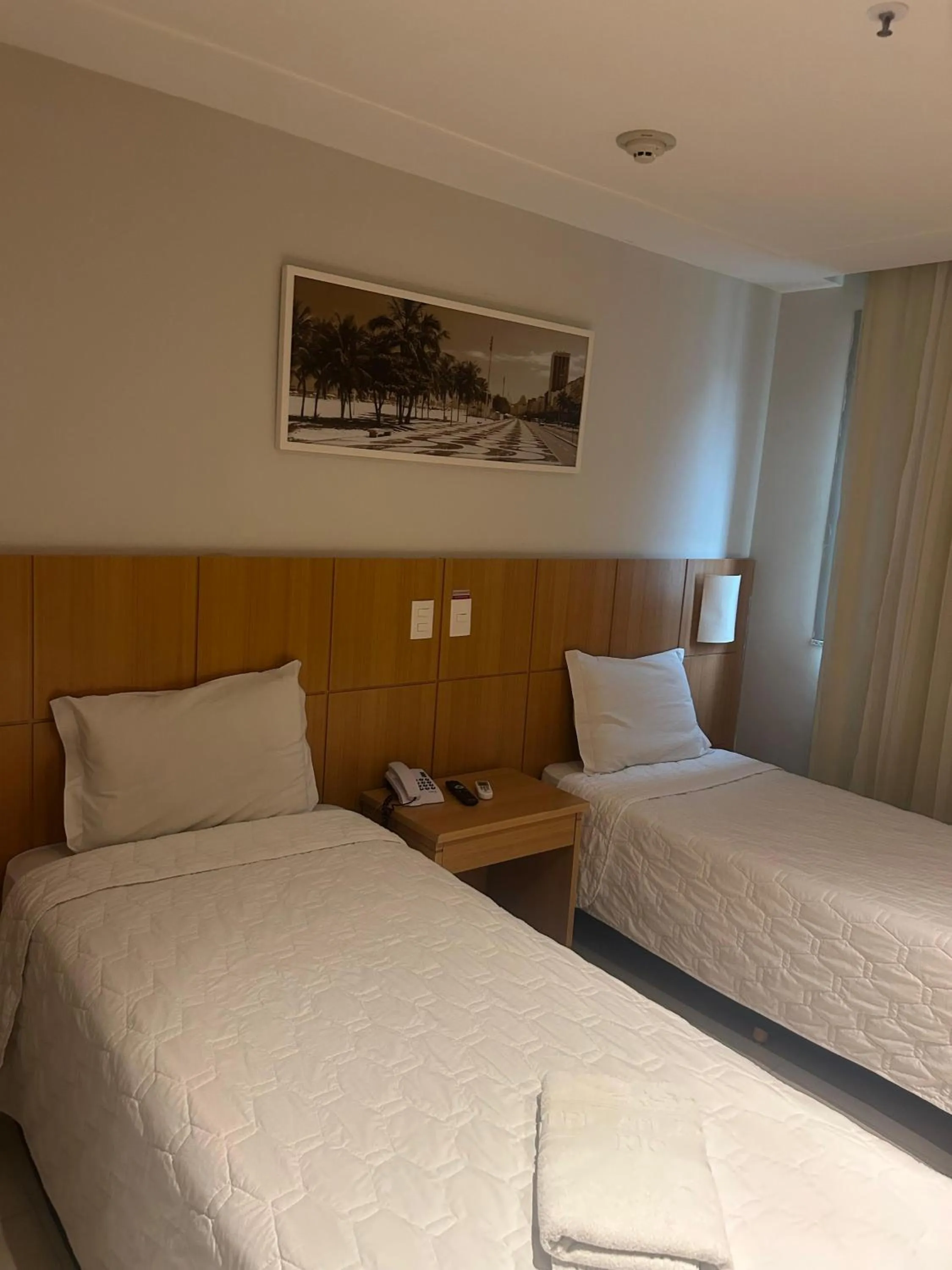 Bed in Hotel Atlântico Rio