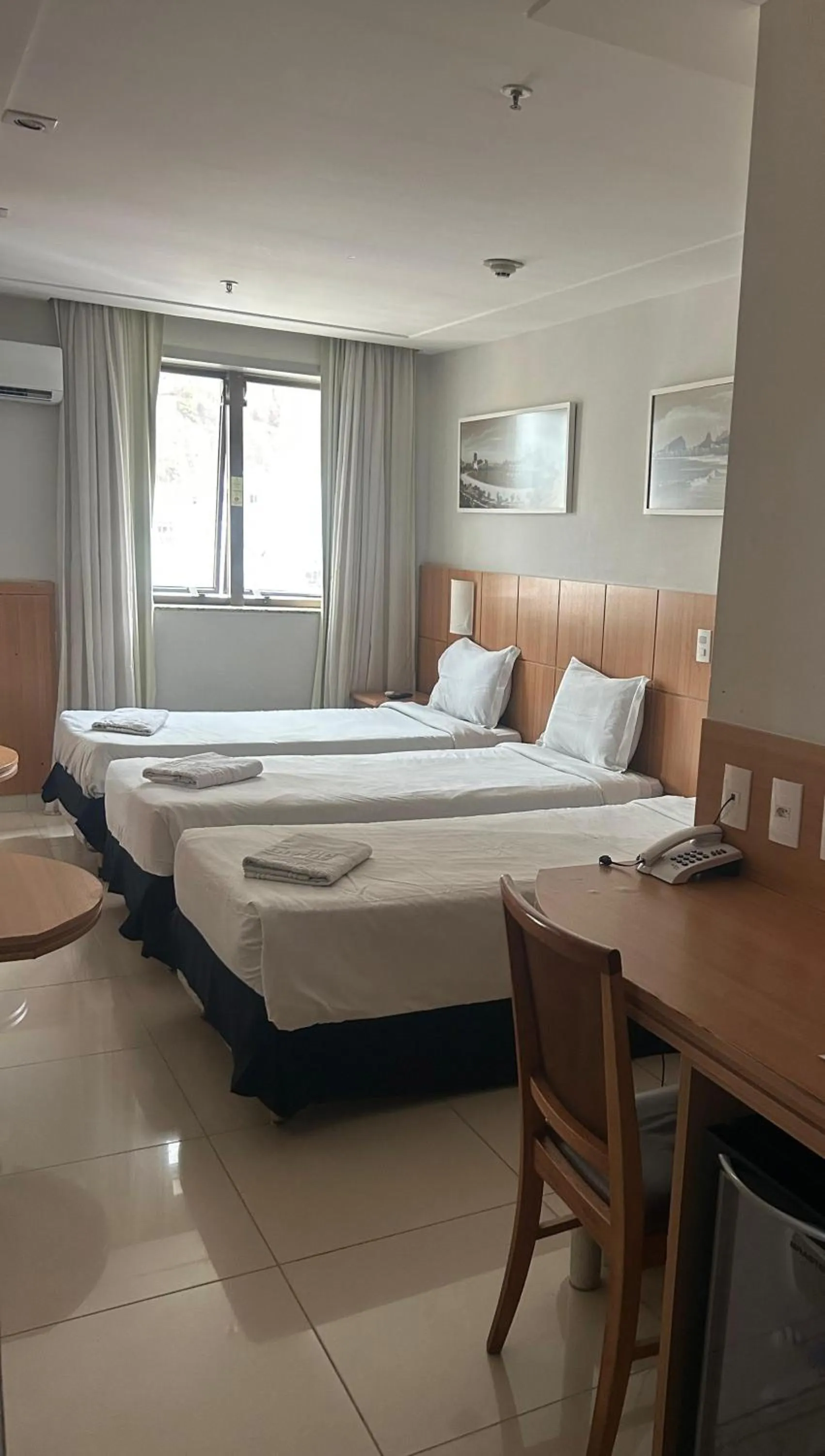 Bed in Hotel Atlântico Rio