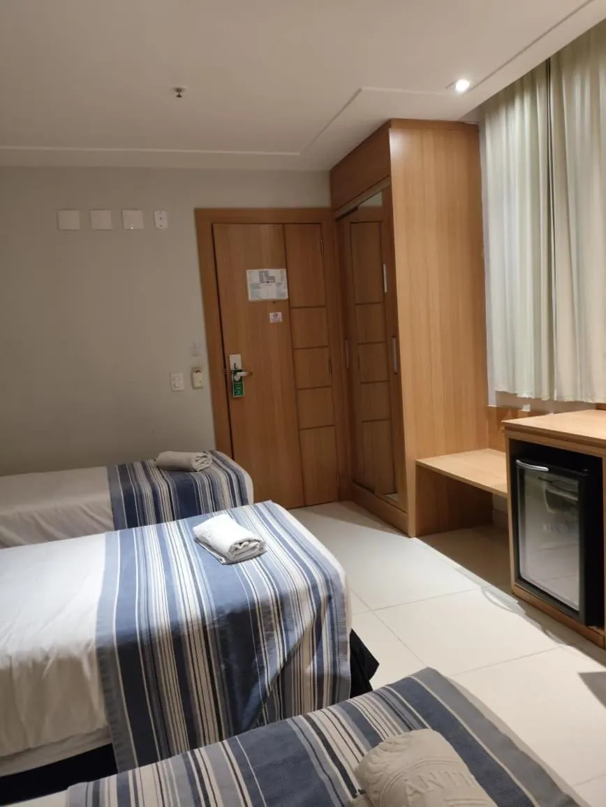 Bed in Hotel Atlântico Rio