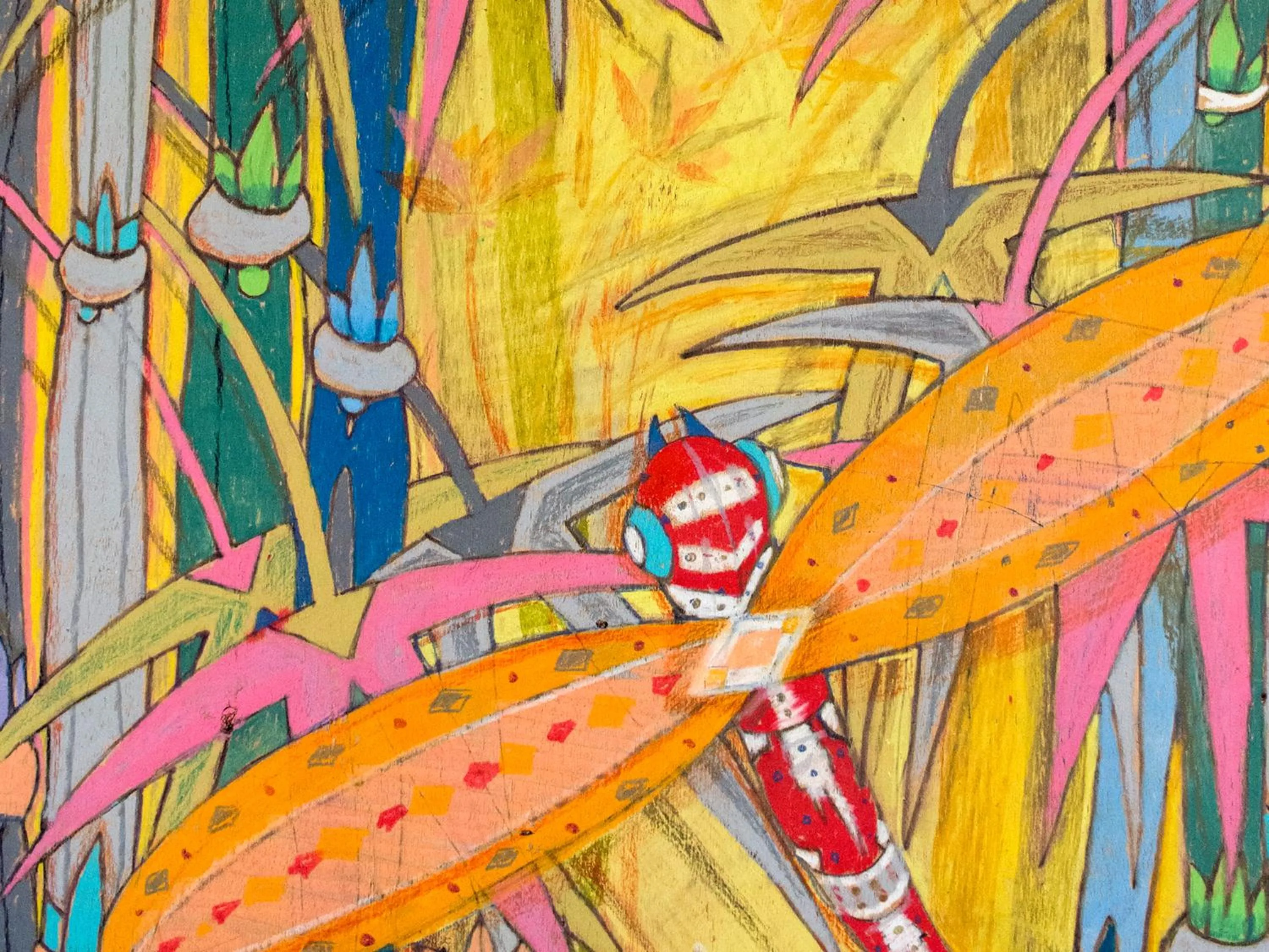 Decorative detail in Casa La Valle, Gubbio, Frazione Santa Cristina