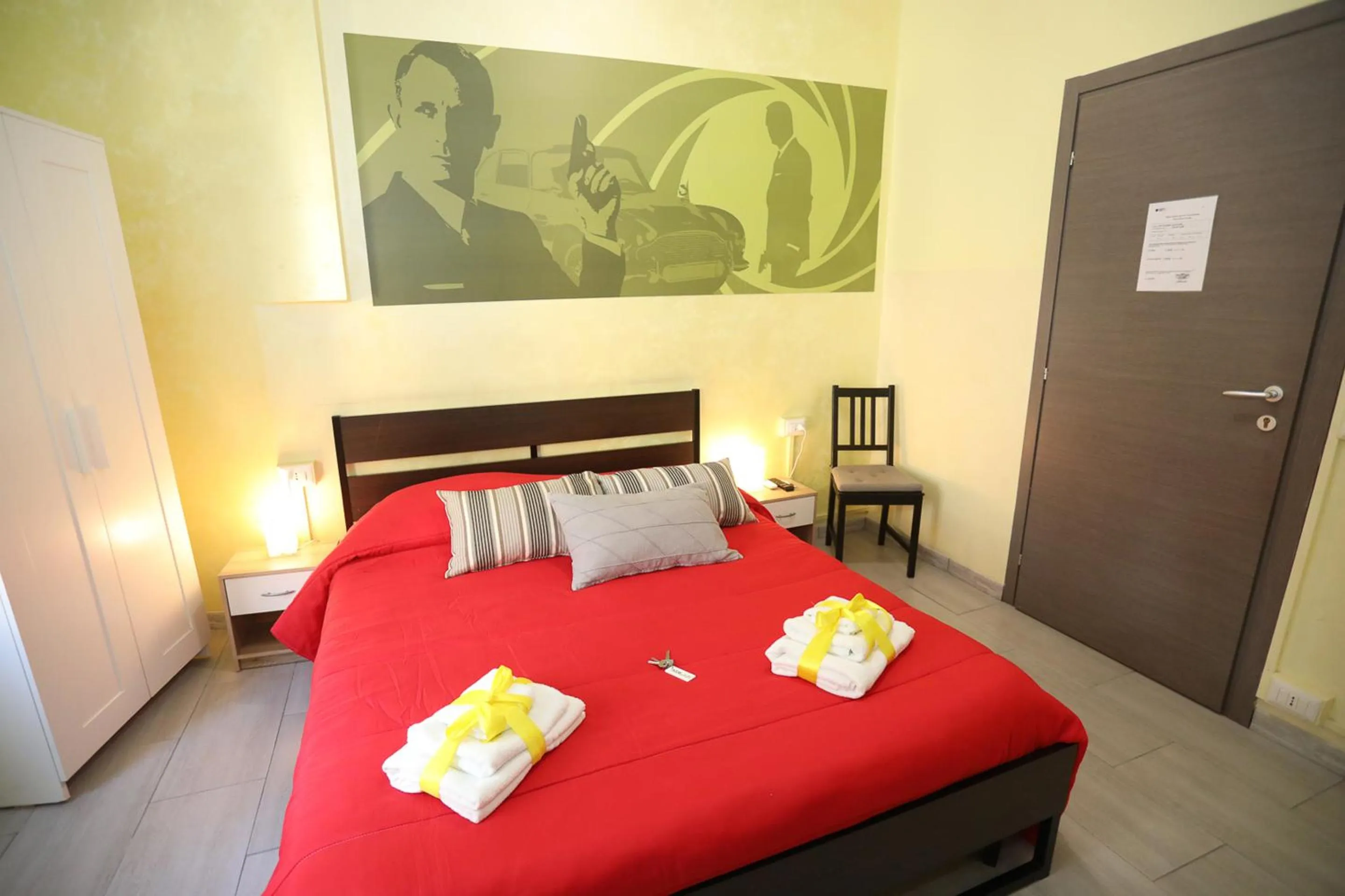 Bed in Movie Home Guesthouse