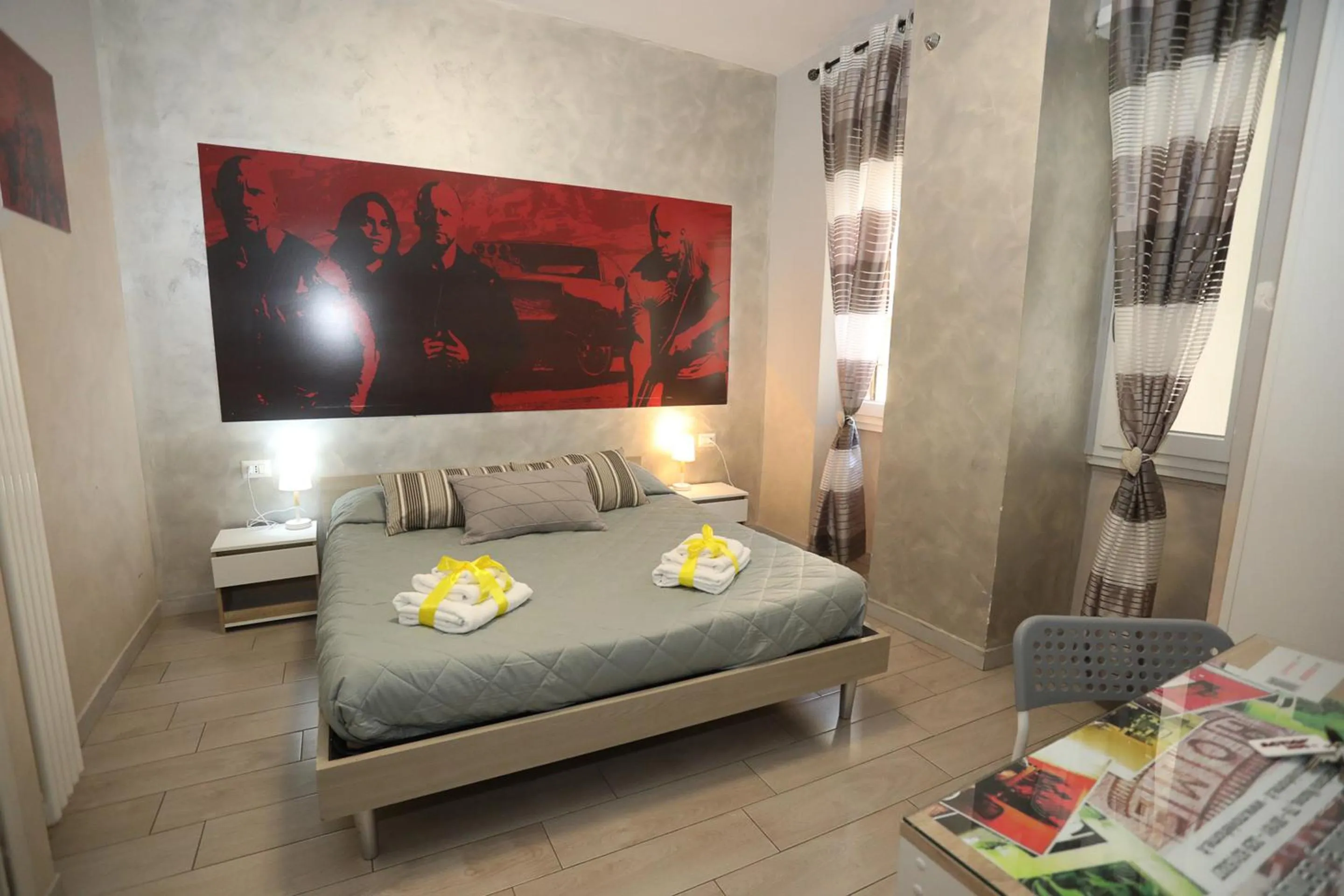 Bed in Movie Home Guesthouse