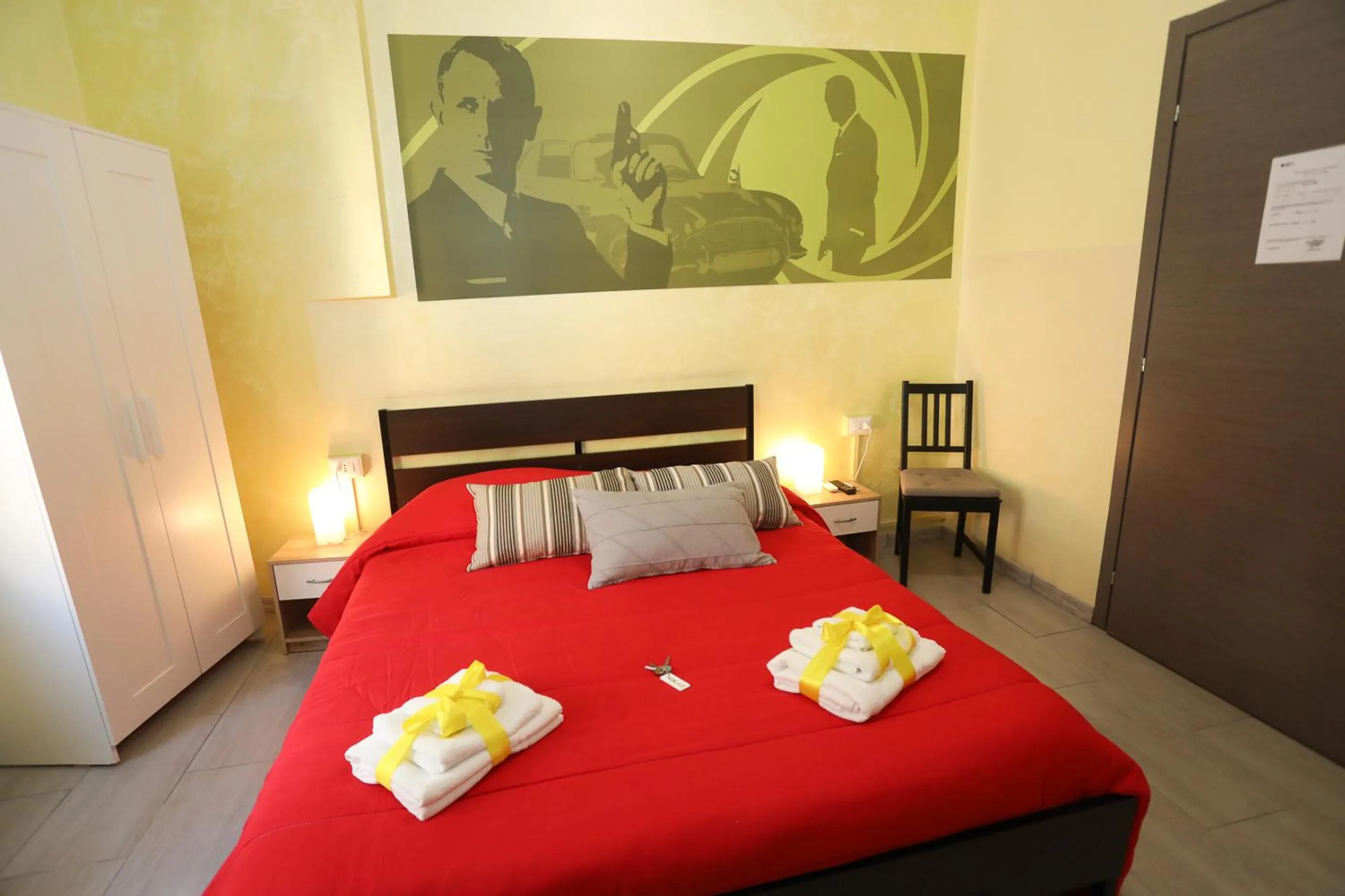 Bed in Movie Home Guesthouse