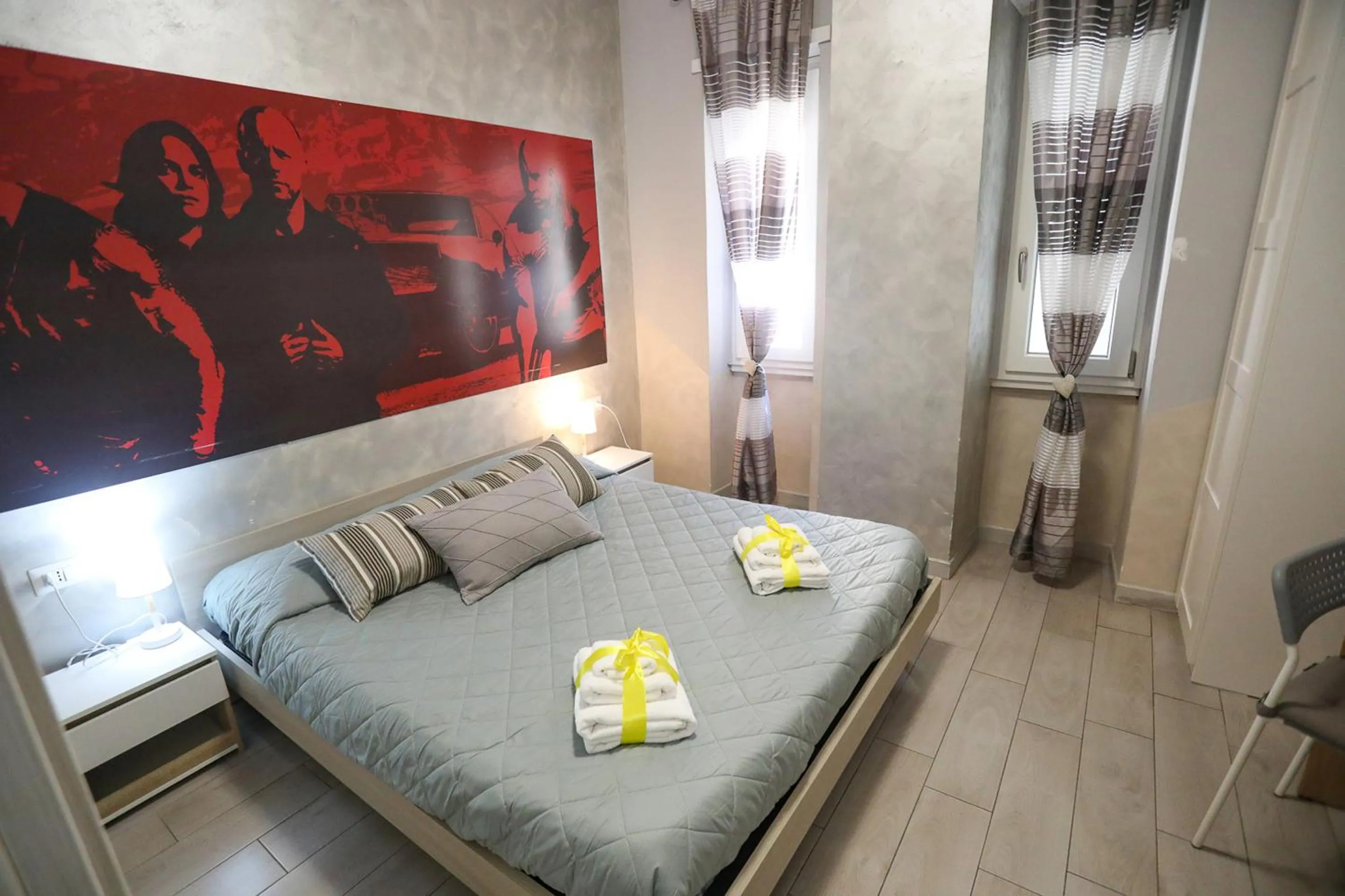 Bed in Movie Home Guesthouse