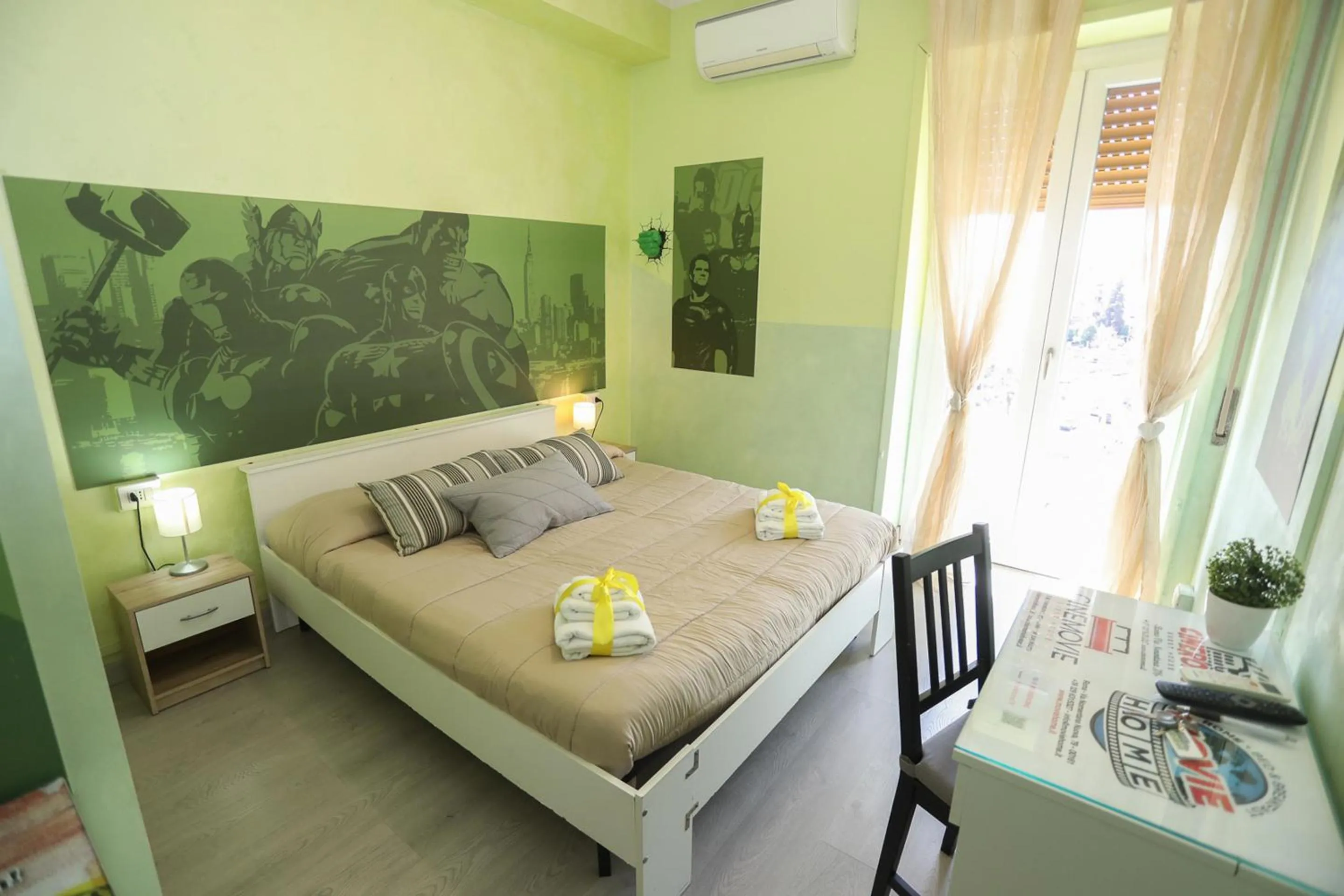 Bed in Movie Home Guesthouse