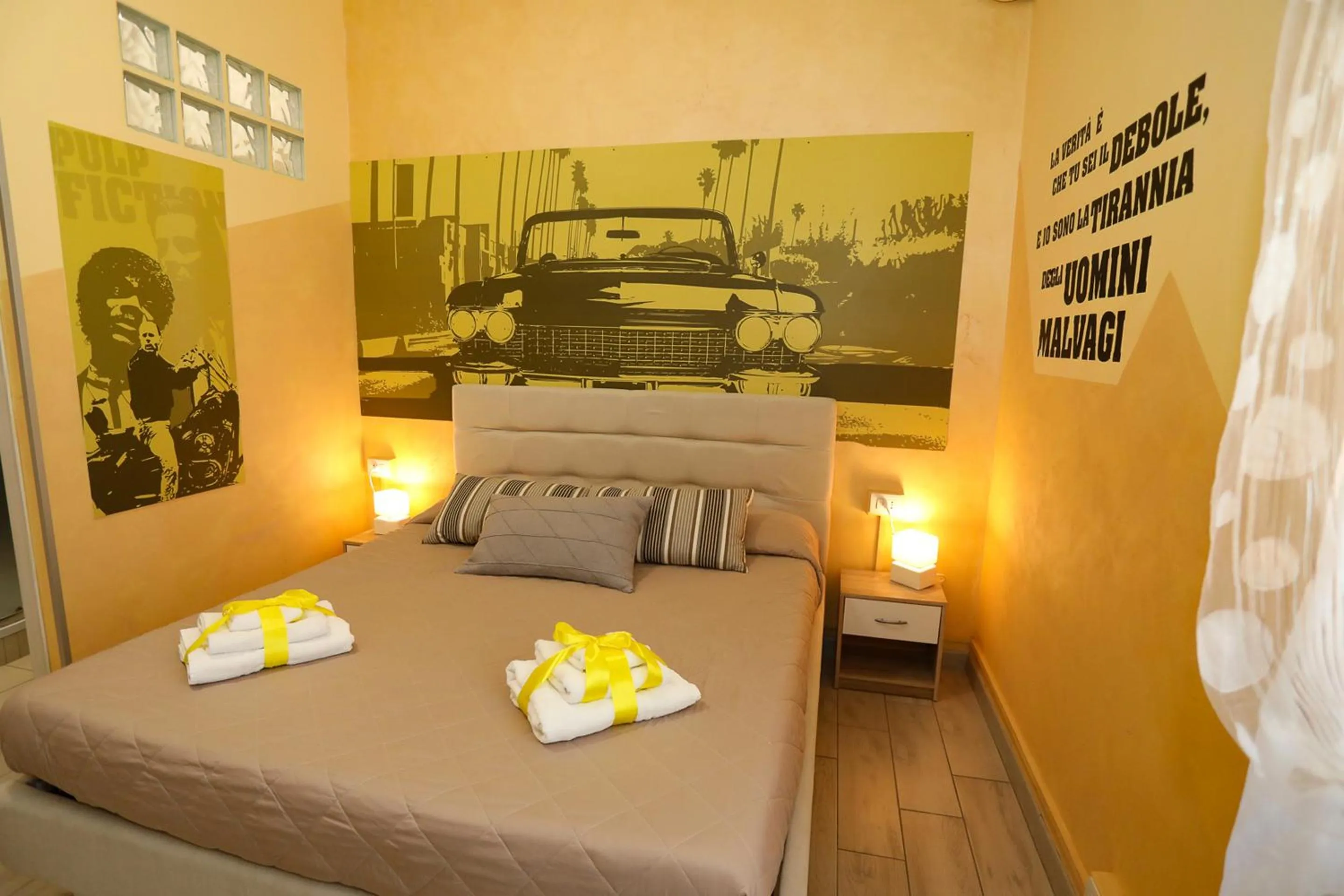 Bed in Movie Home Guesthouse