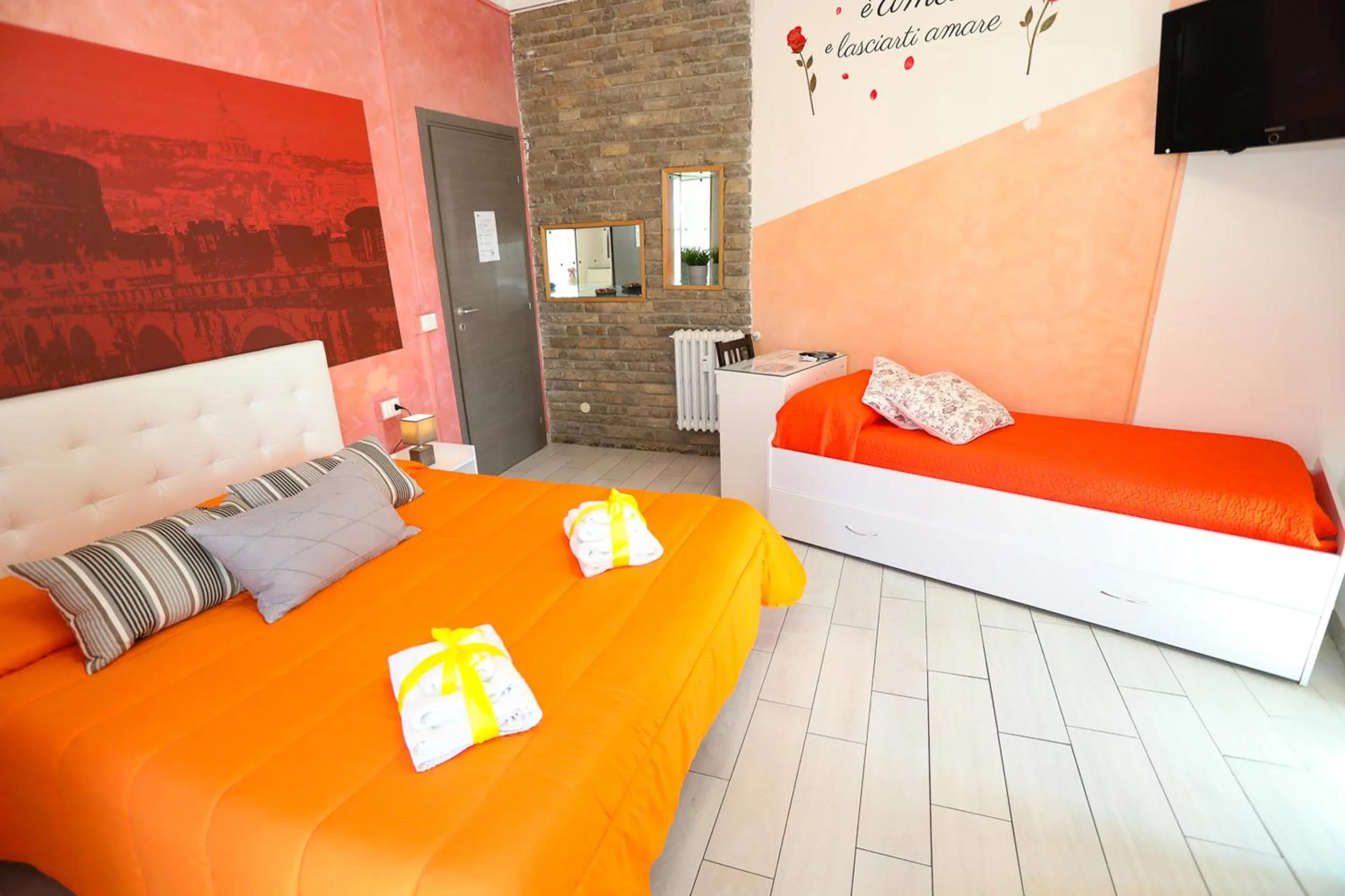 Bed in Movie Home Guesthouse