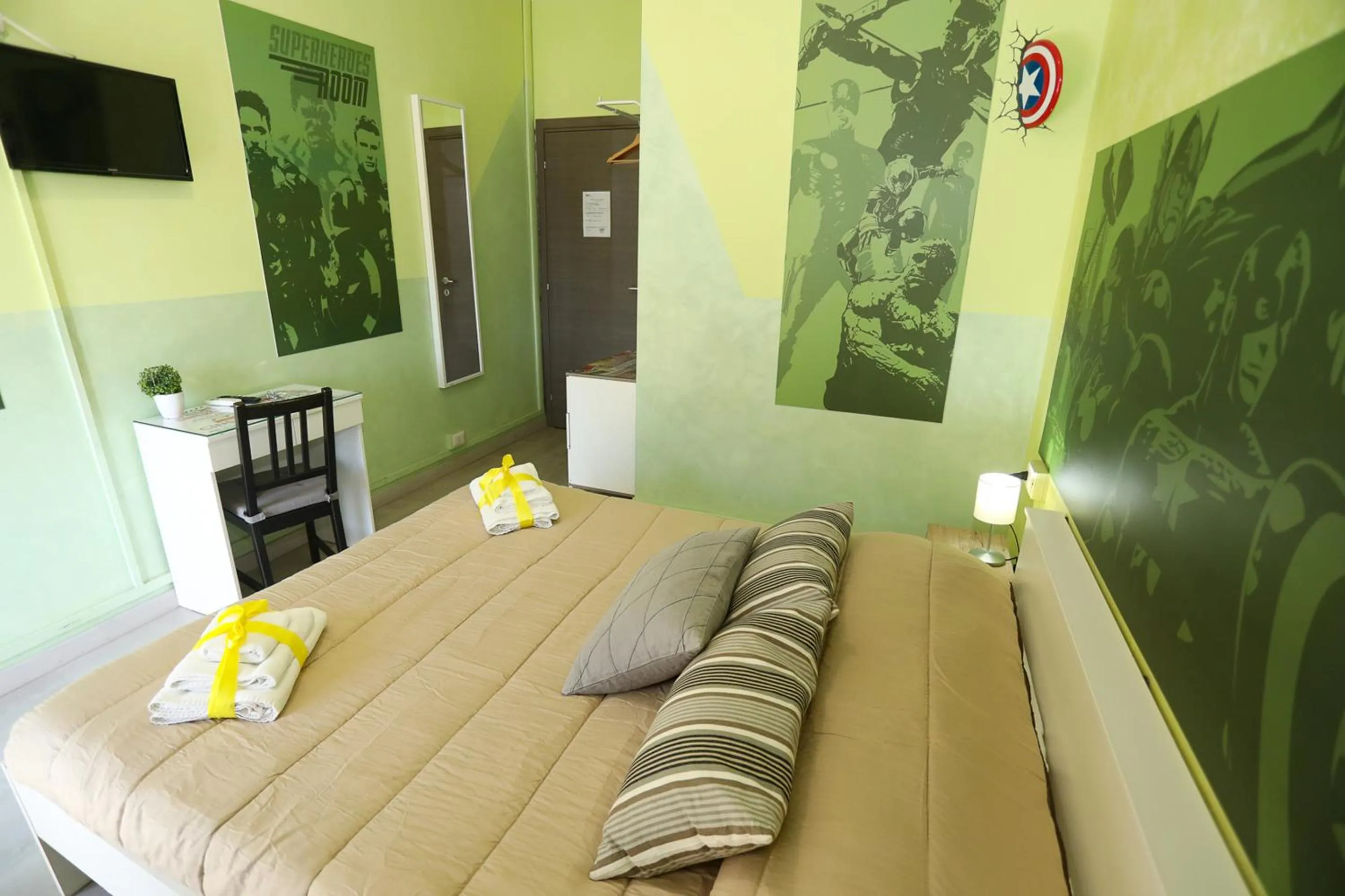 Bed in Movie Home Guesthouse