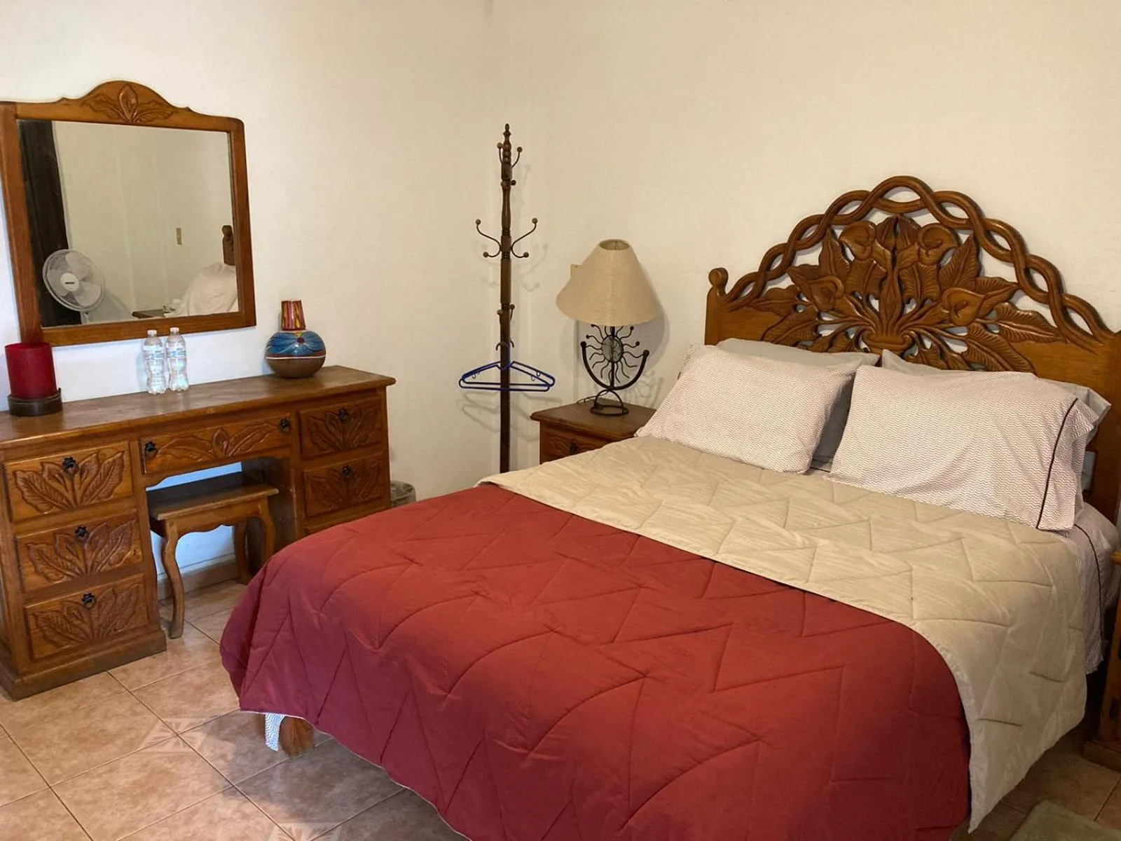 Bed in Hostal Casa Blanca