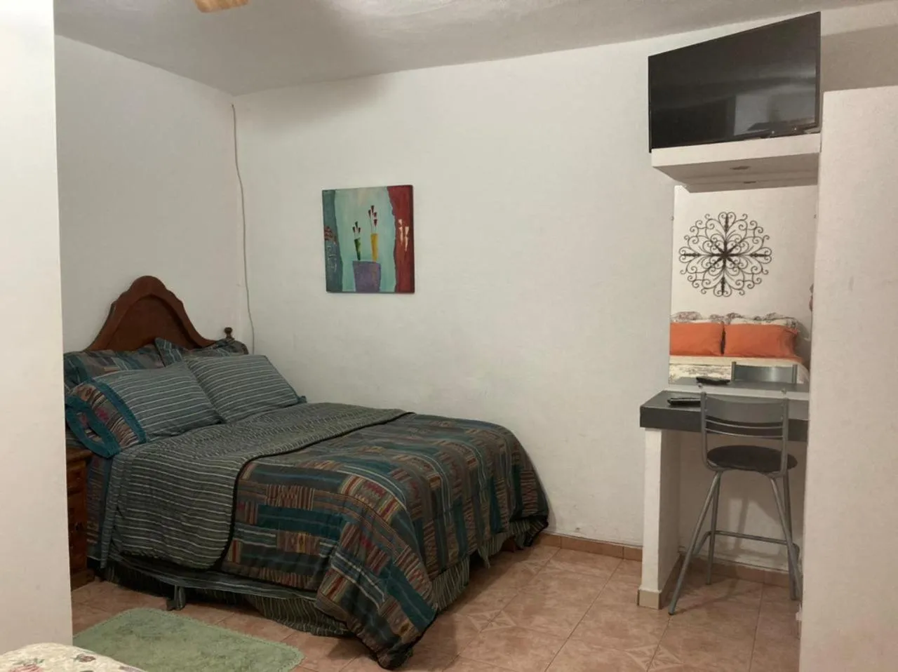 Bedroom, Bed in Hostal Casa Blanca