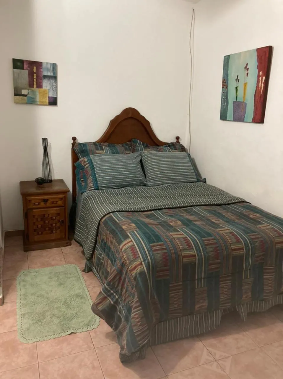 Bed in Hostal Casa Blanca
