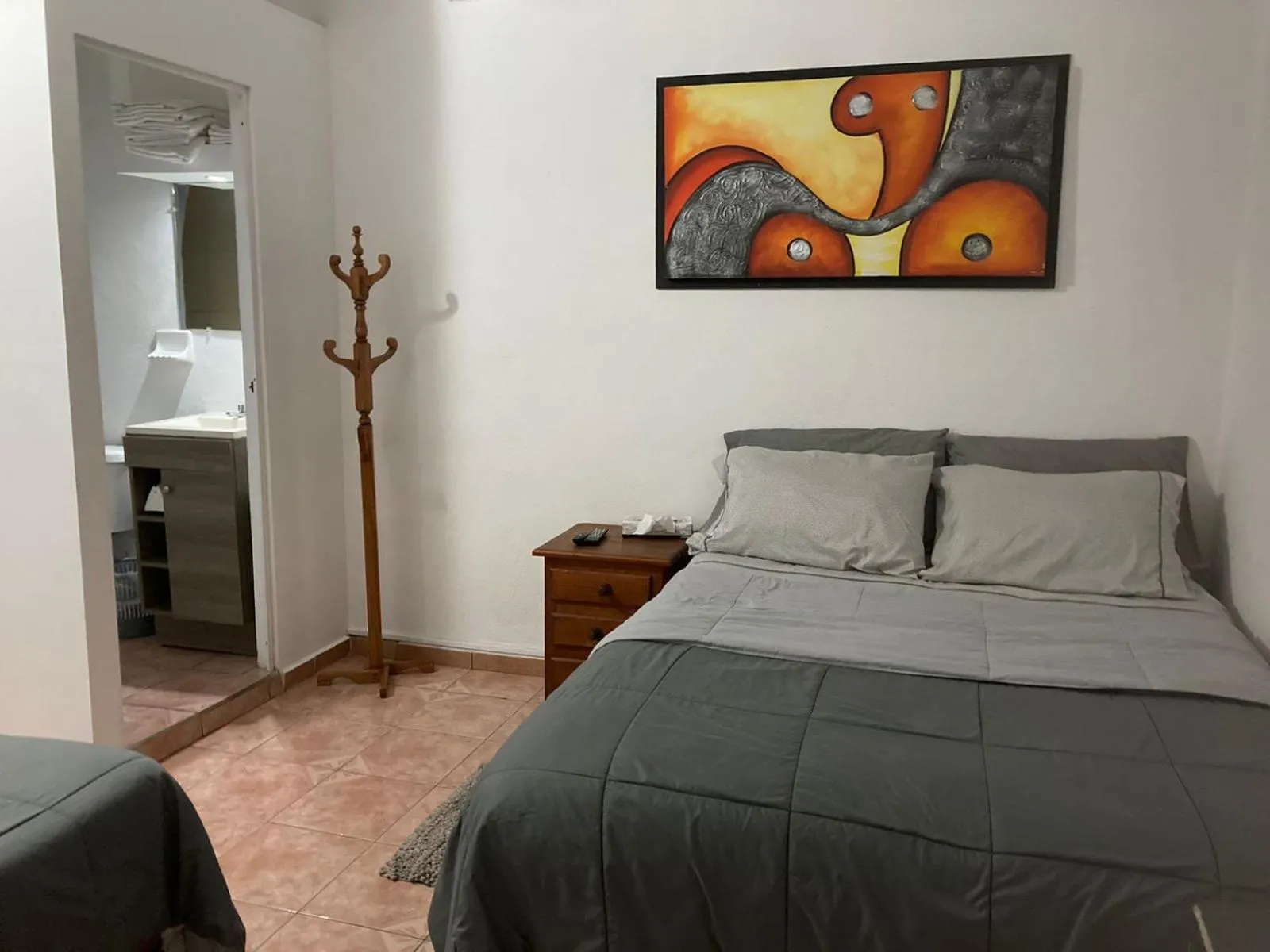Bed in Hostal Casa Blanca