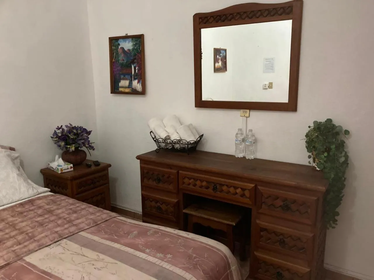 Bedroom, Bed in Hostal Casa Blanca