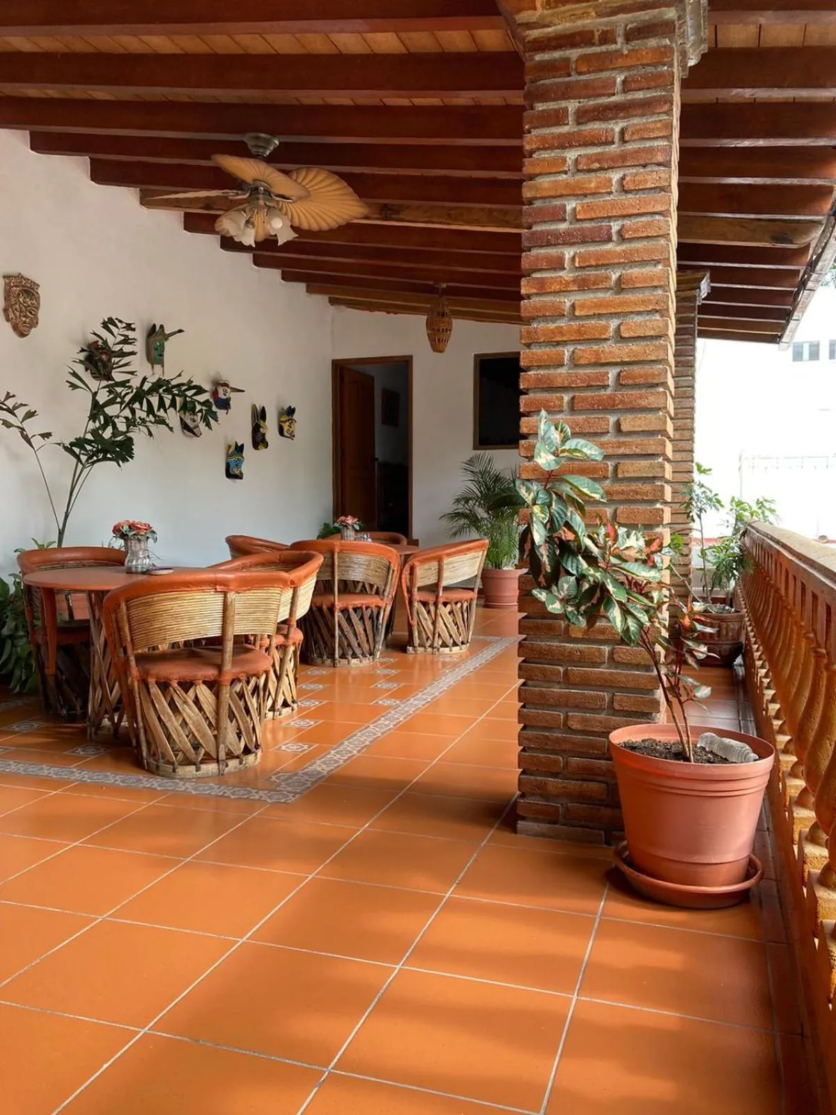 Balcony/Terrace in Hostal Casa Blanca