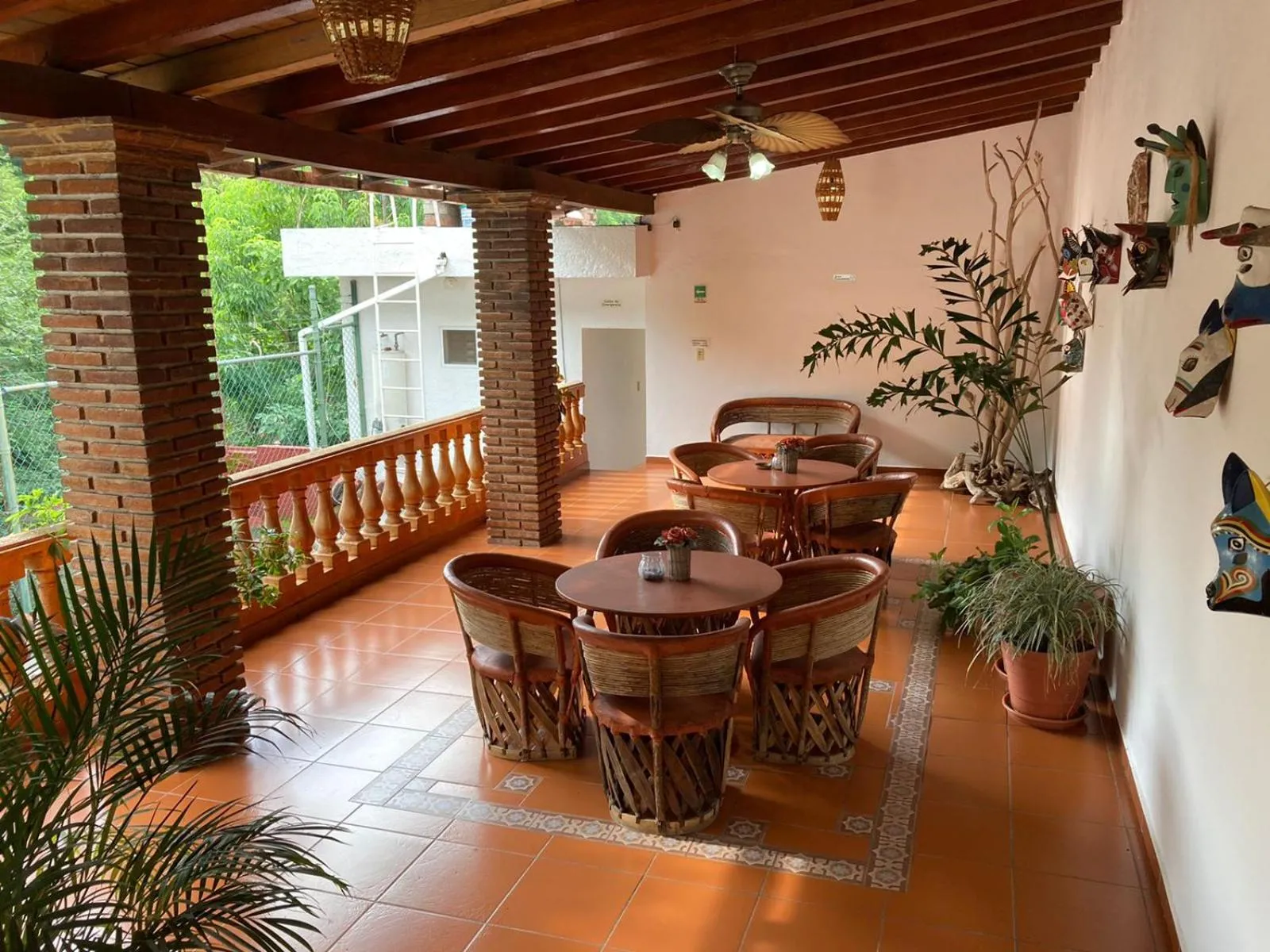 Balcony/Terrace in Hostal Casa Blanca