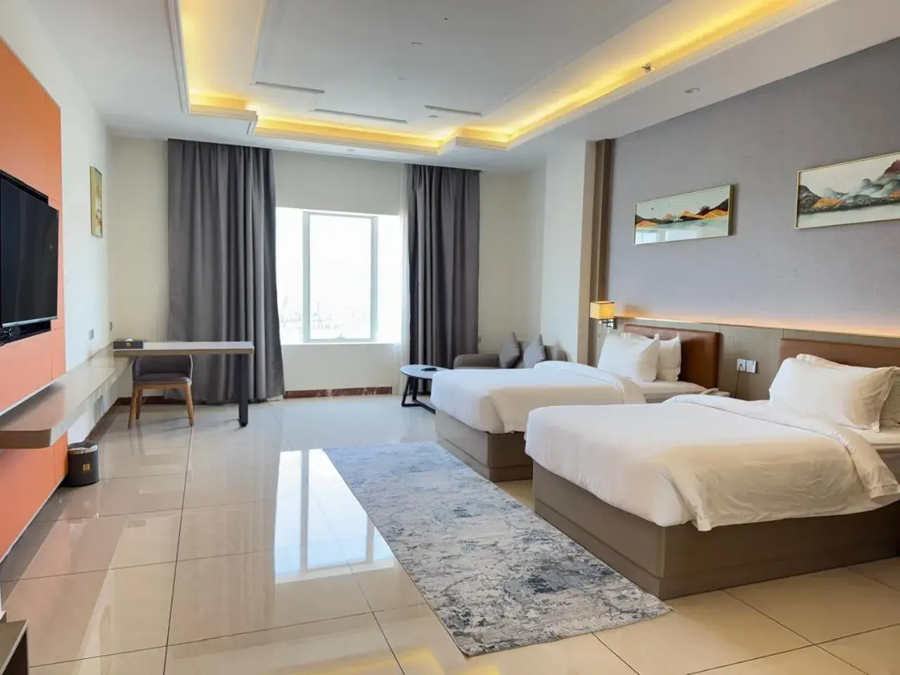 Twin Room with Garden View in Season Inn Hotel_Al Hail Twin Room with Garden View in Season Inn Hotel_Al Hail
