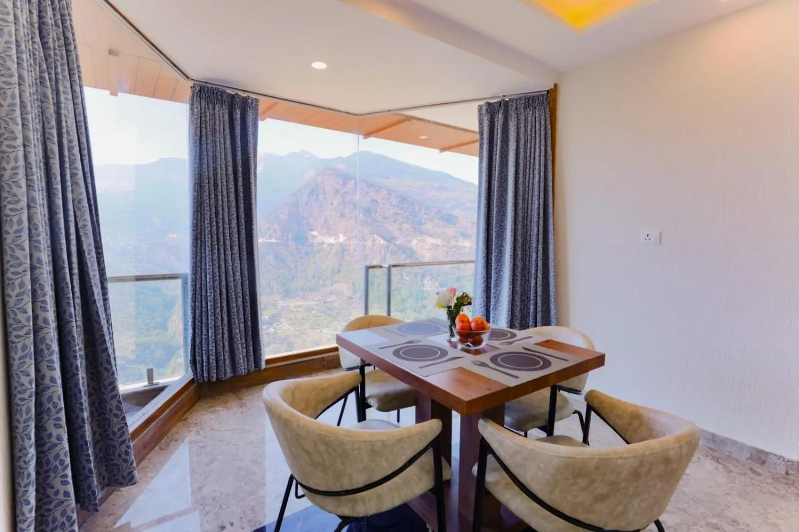 Dining area in Regenta Resort Madhuganga Ukhimath