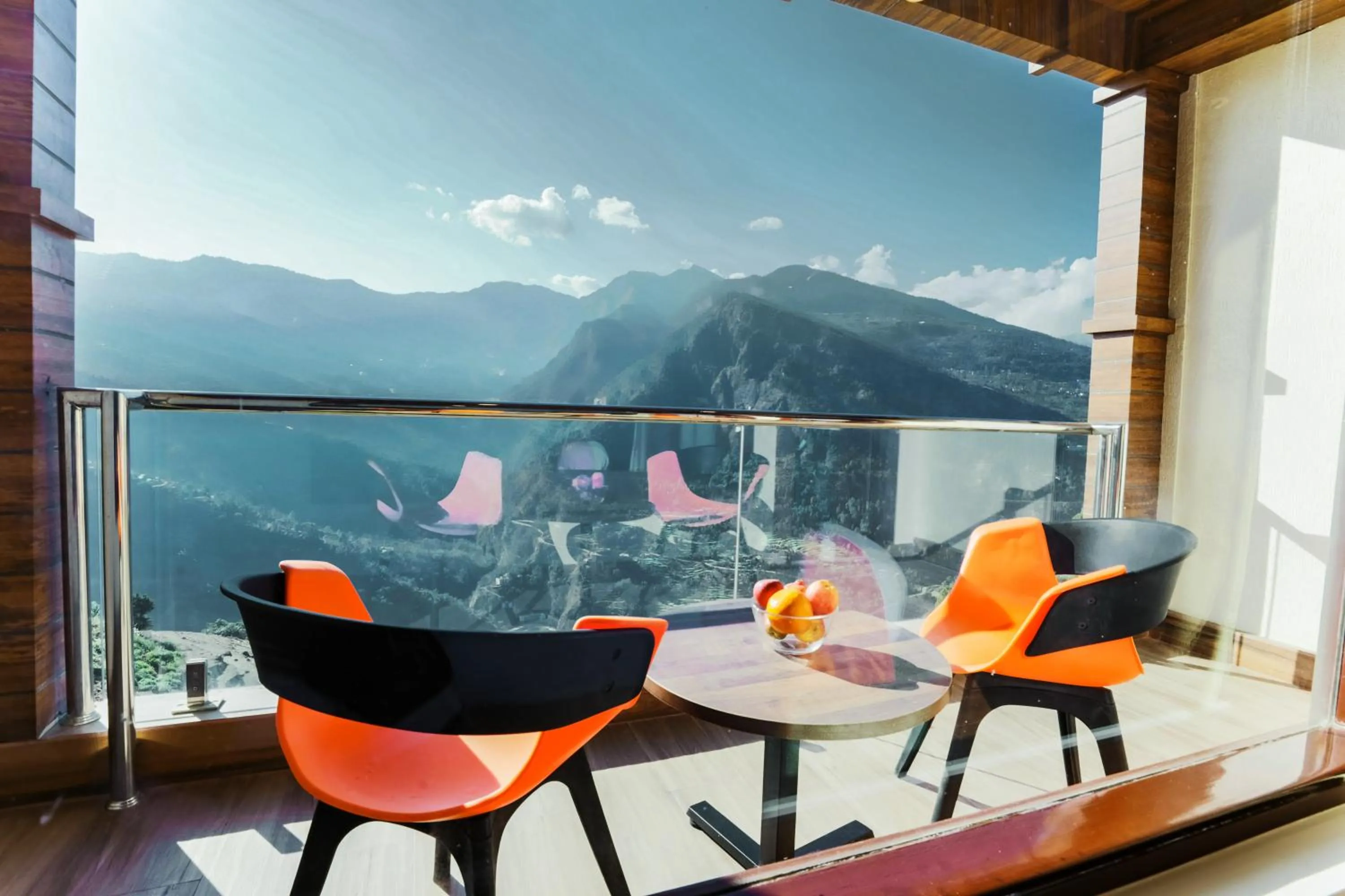 Balcony/Terrace in Regenta Resort Madhuganga Ukhimath