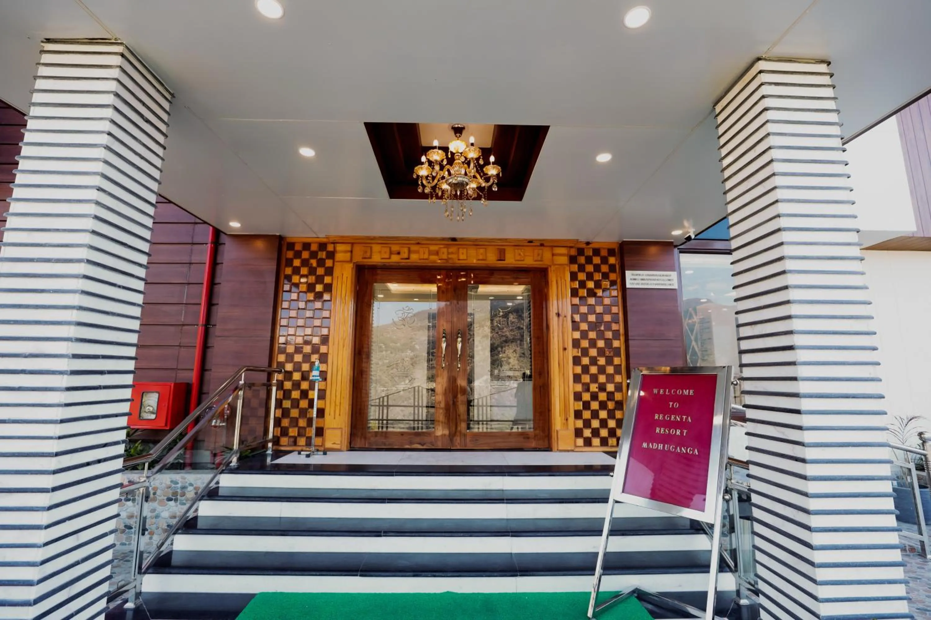 Facade/entrance in Regenta Resort Madhuganga Ukhimath