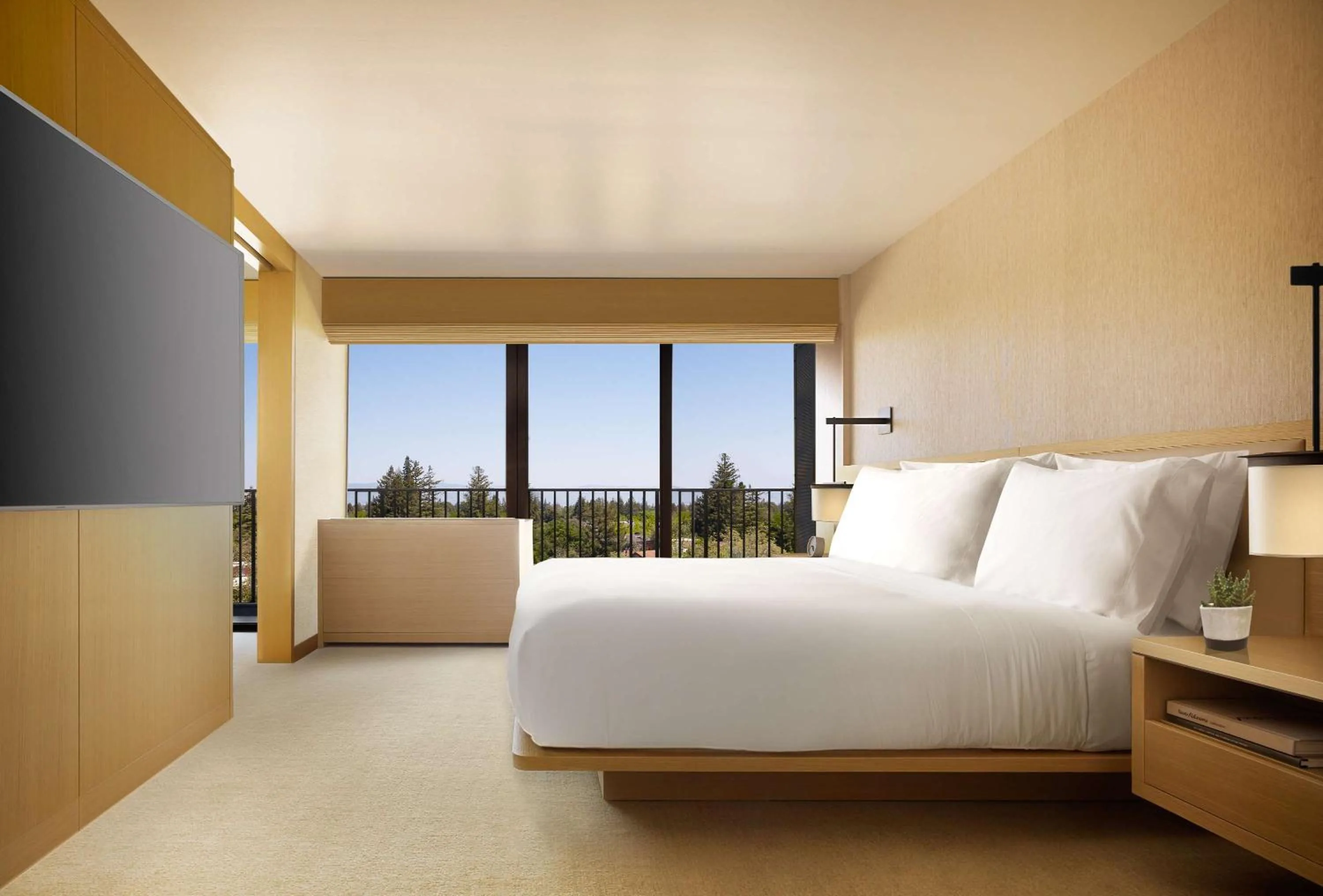 Photo of the whole room, Bed in Nobu Hotel Palo Alto
