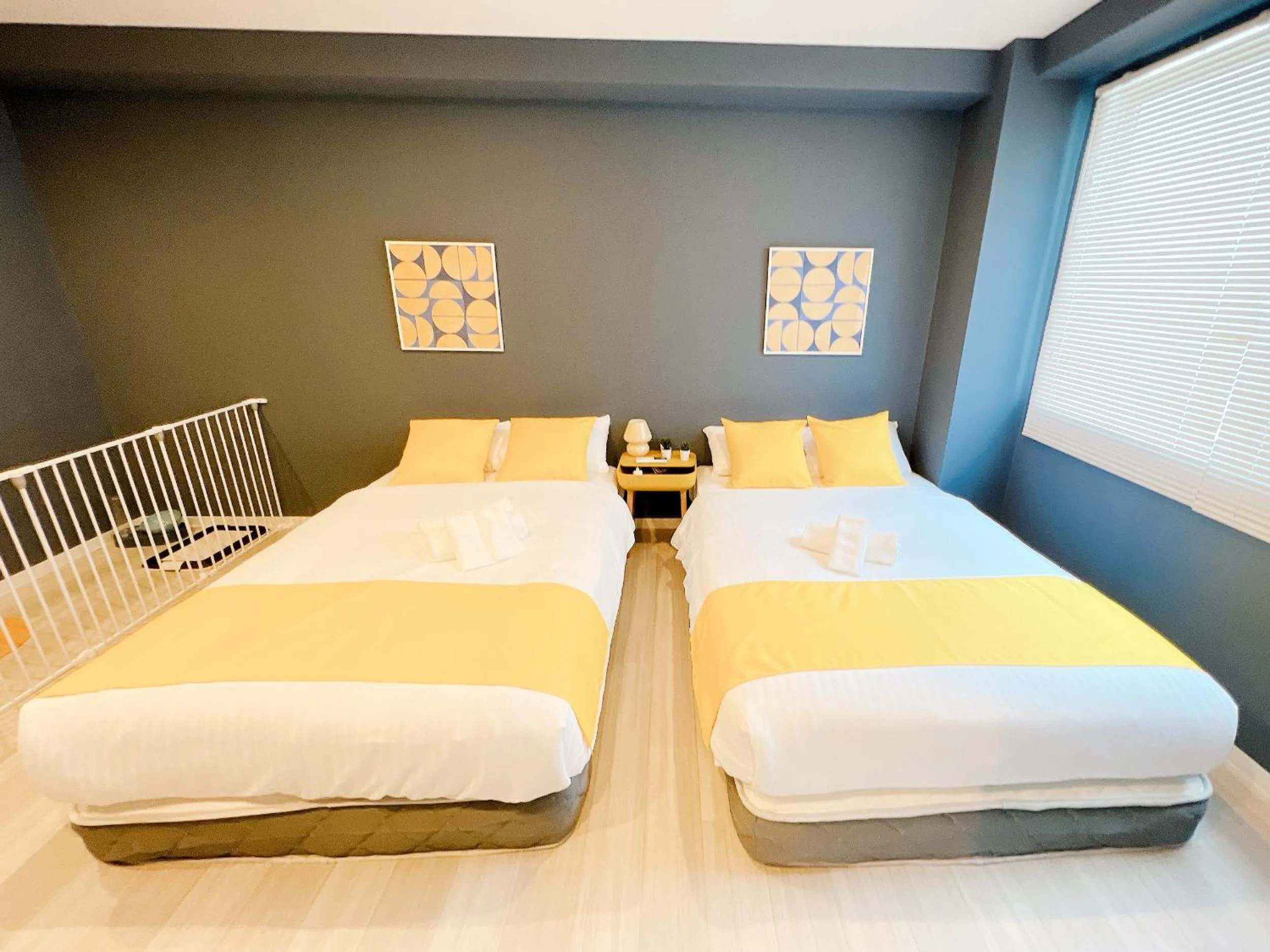 Bed in OUCHI HOTEL Nagarekawa with Dogs