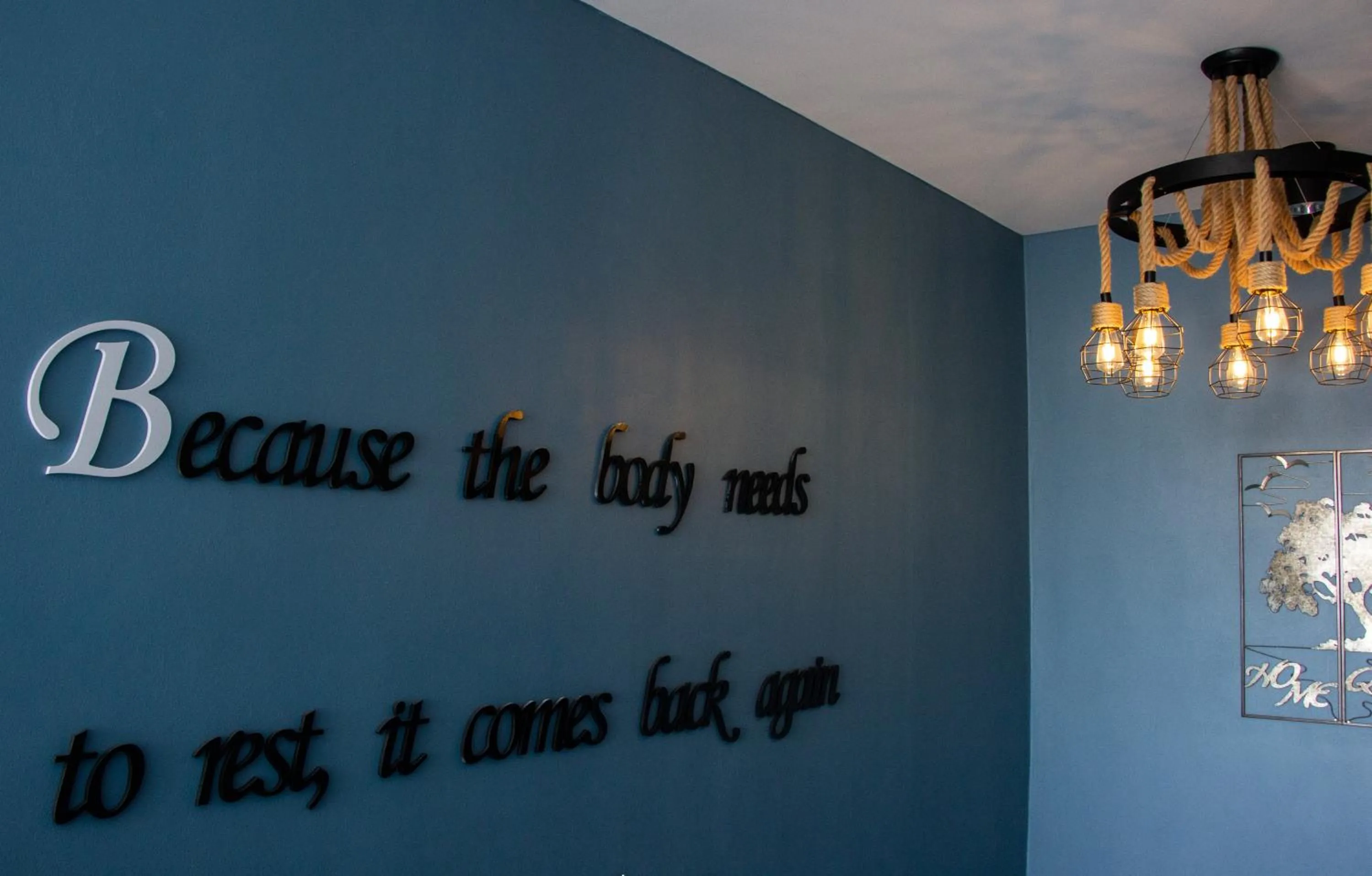 Decorative detail in Is Am Are Stay Boutique