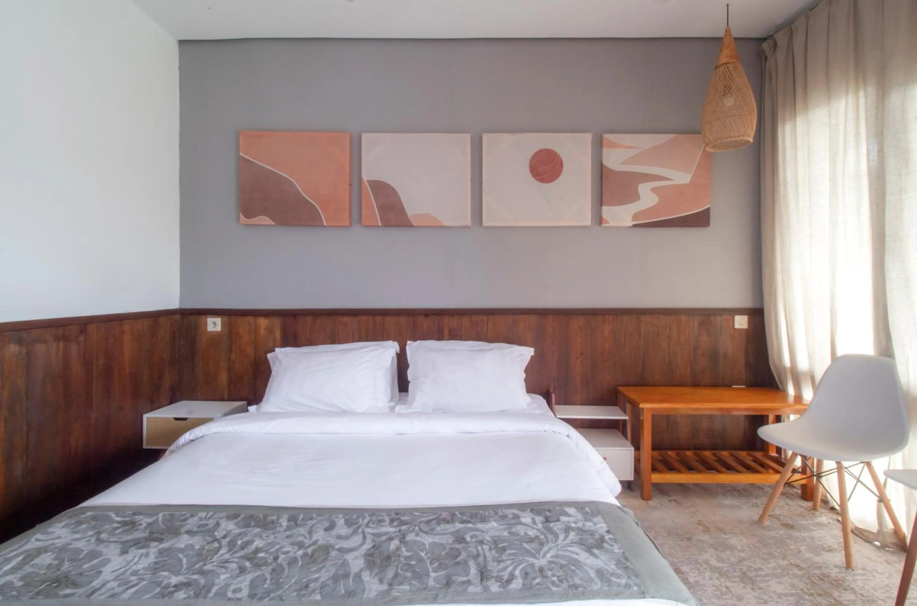 Bed in Natuna Dive Resort