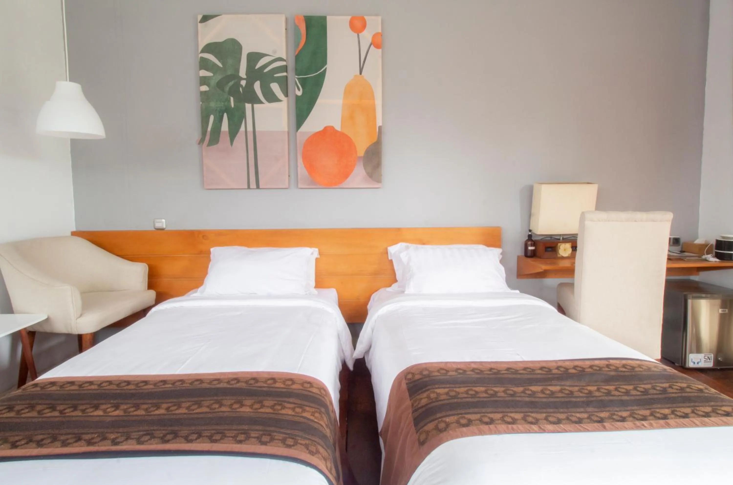 Property building, Bed in Natuna Dive Resort