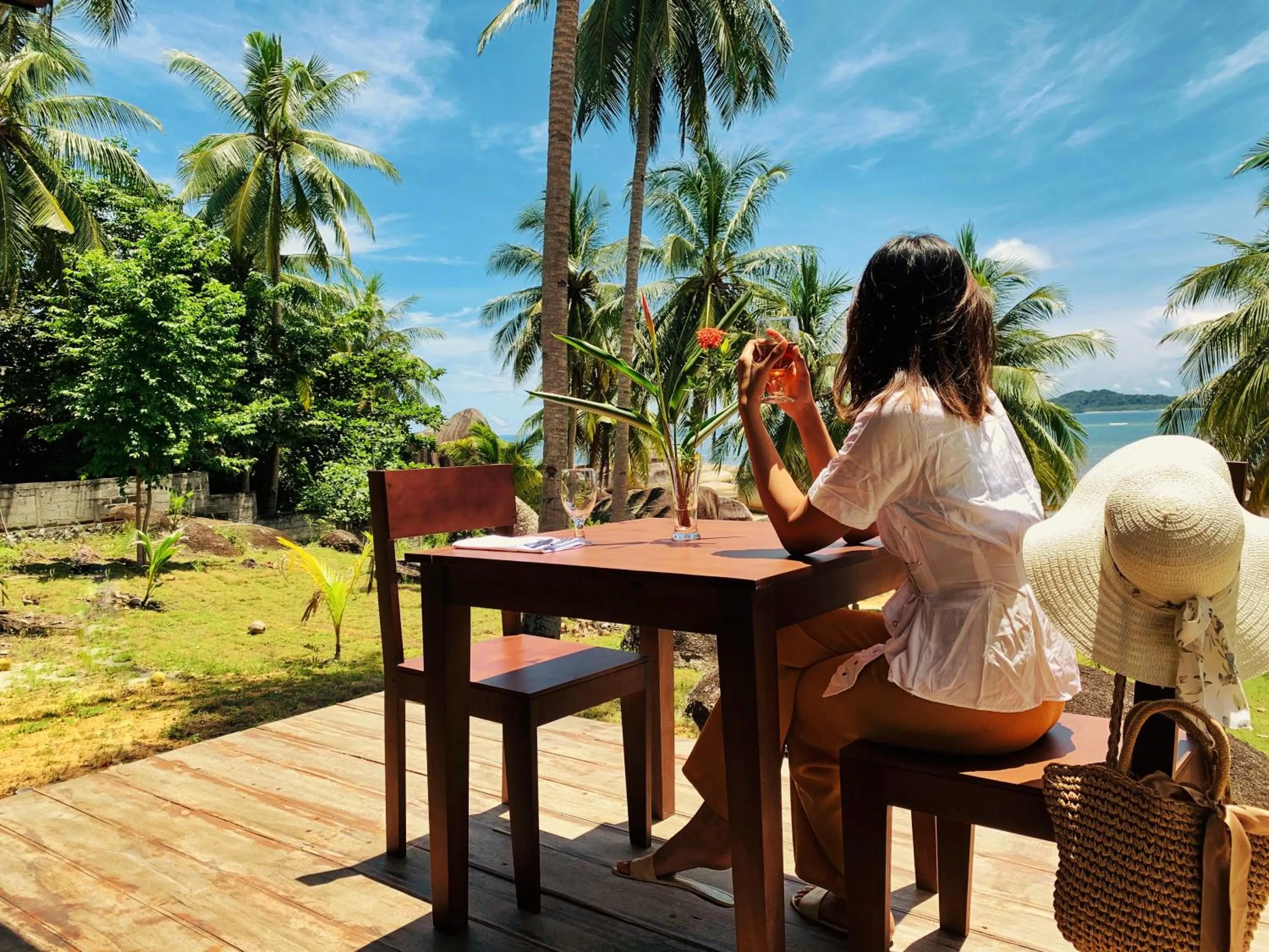 Patio in Natuna Dive Resort