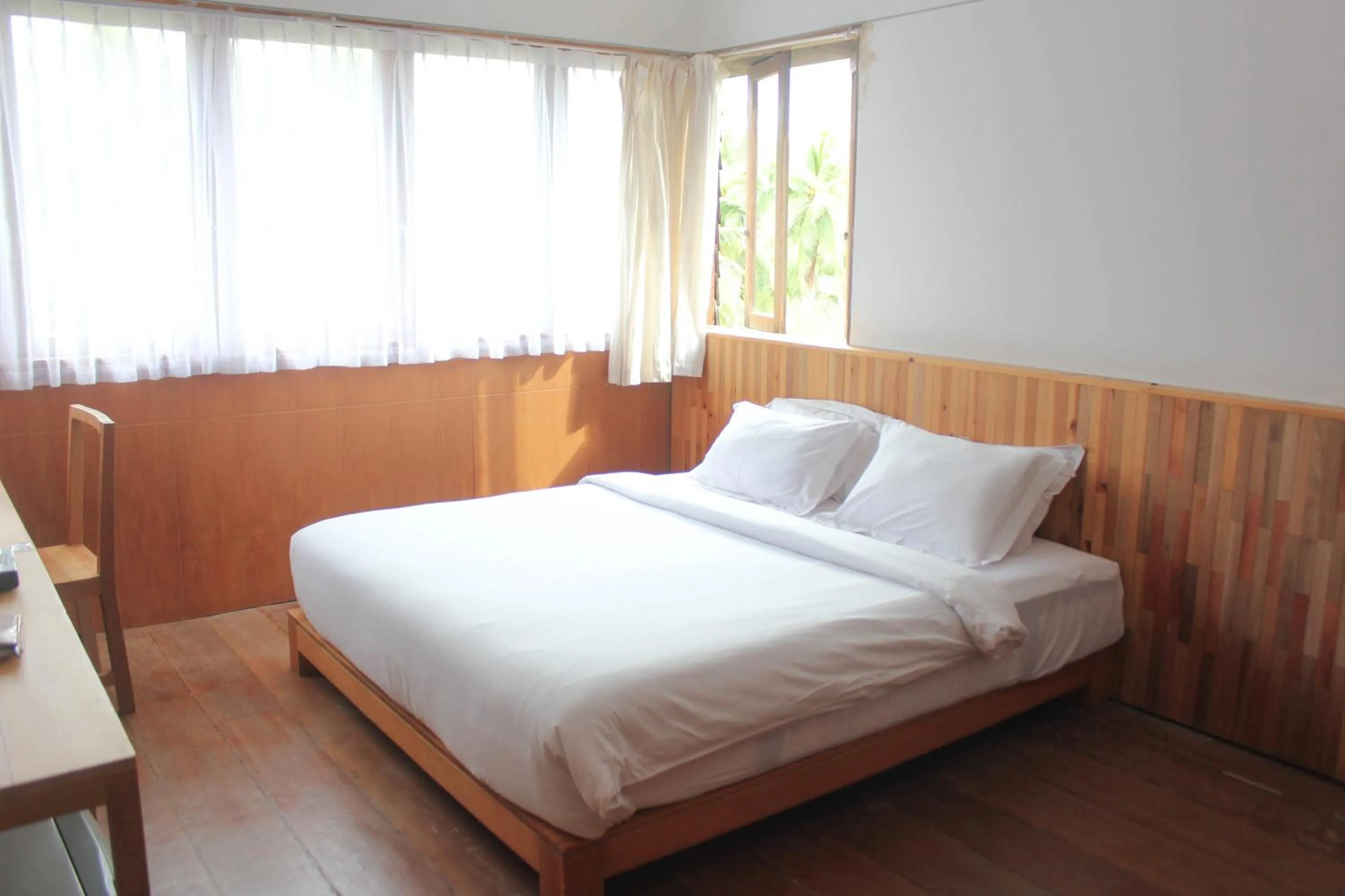 Bed in Natuna Dive Resort