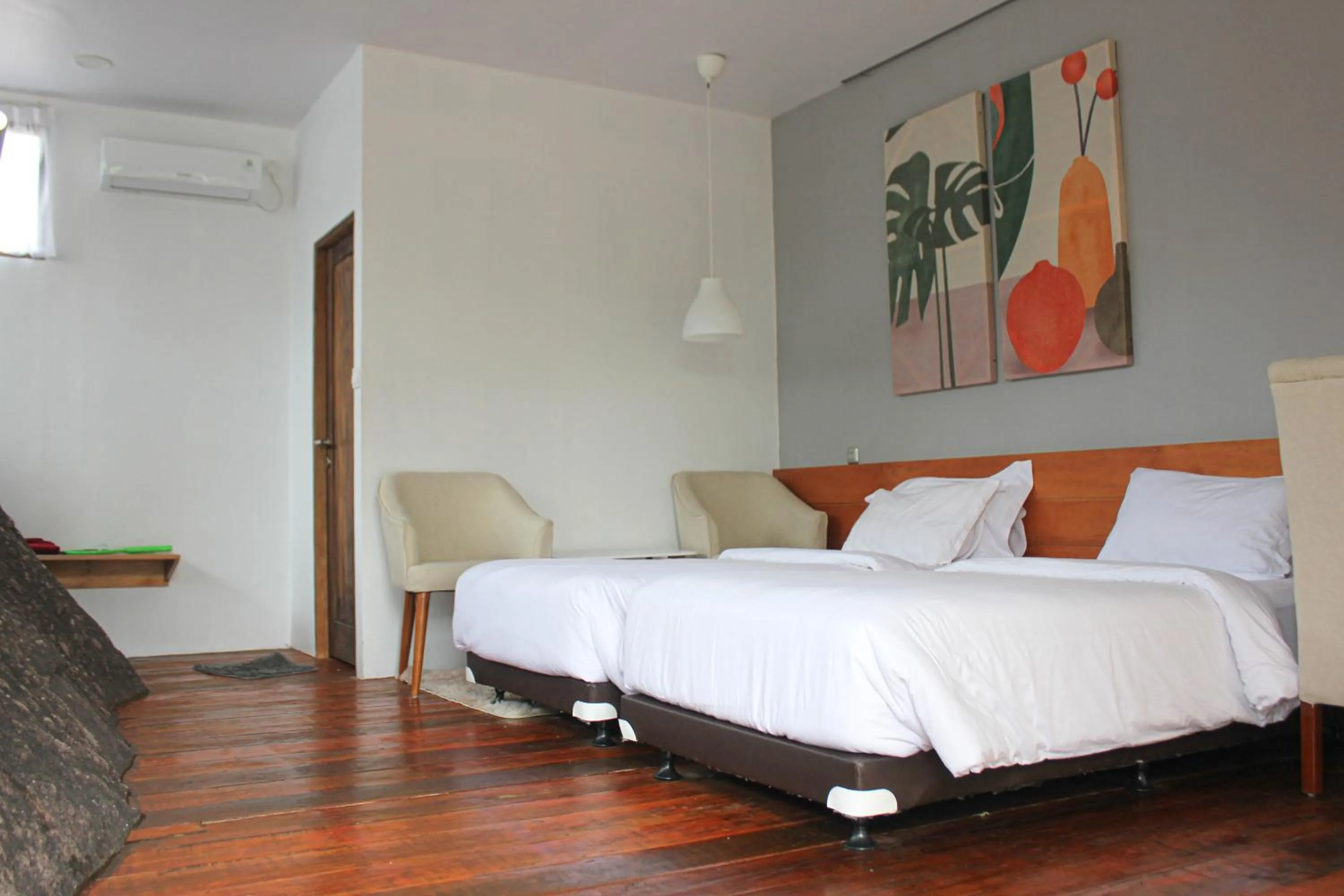 Bed in Natuna Dive Resort