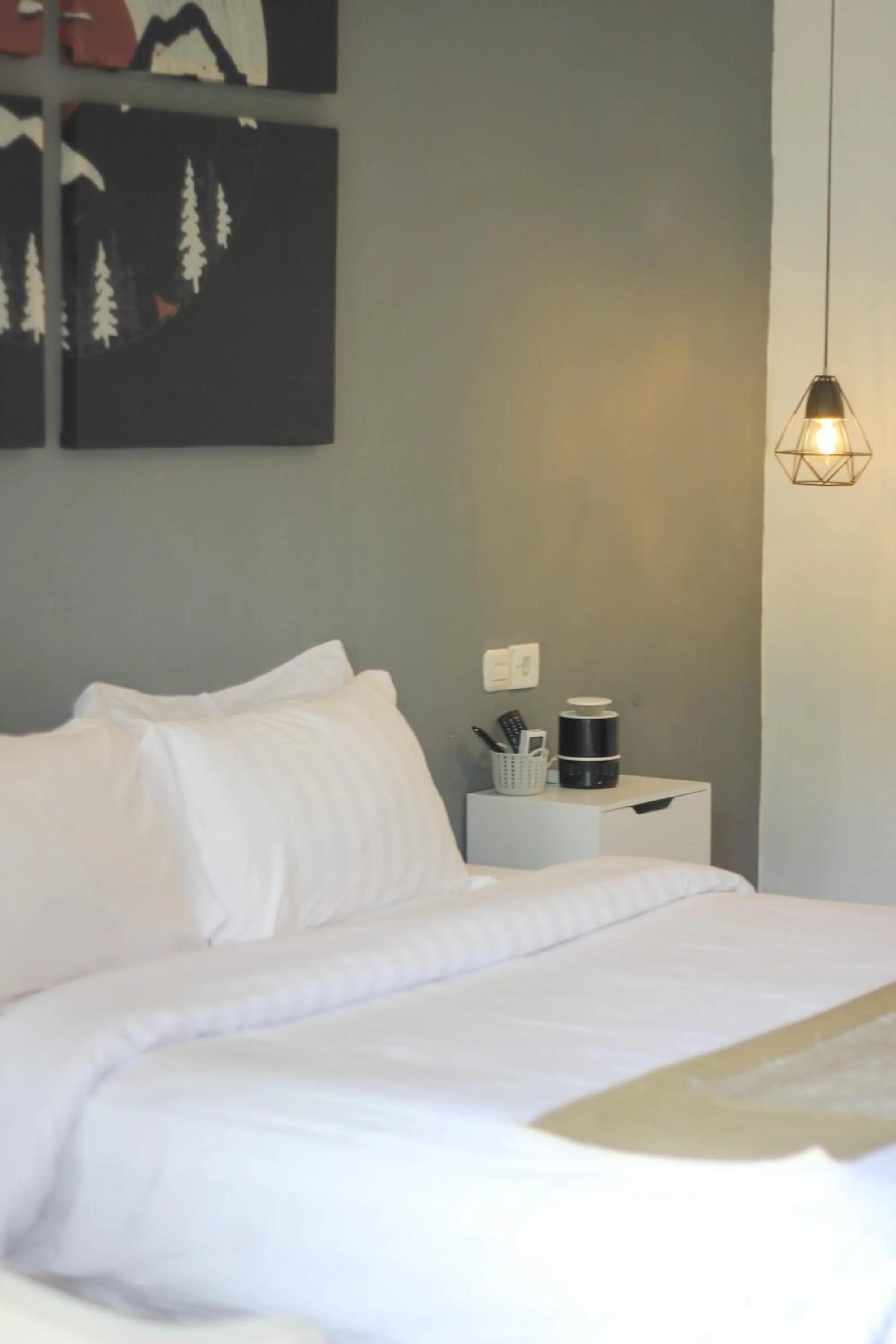 Bed in Natuna Dive Resort