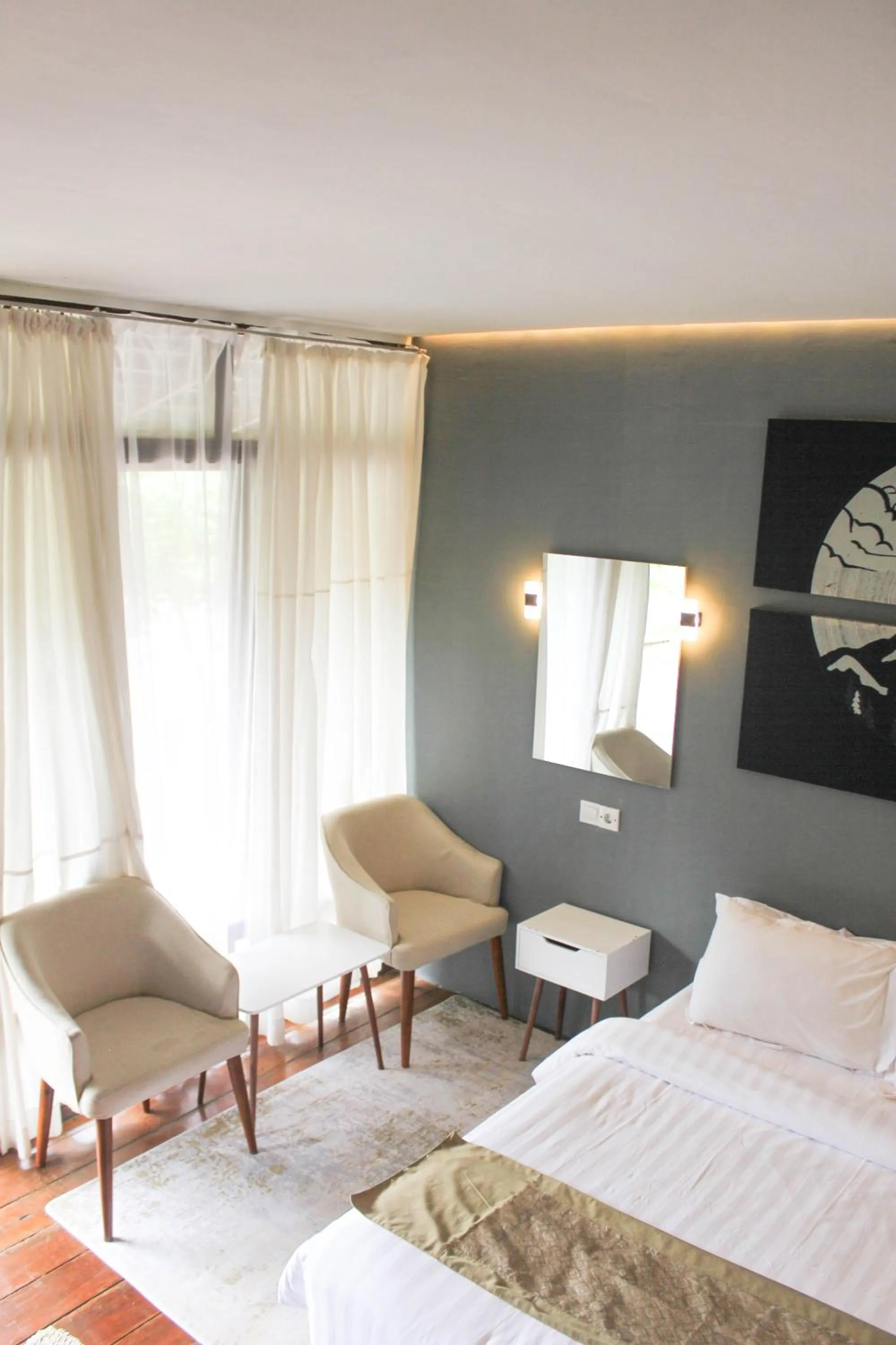 Bed in Natuna Dive Resort