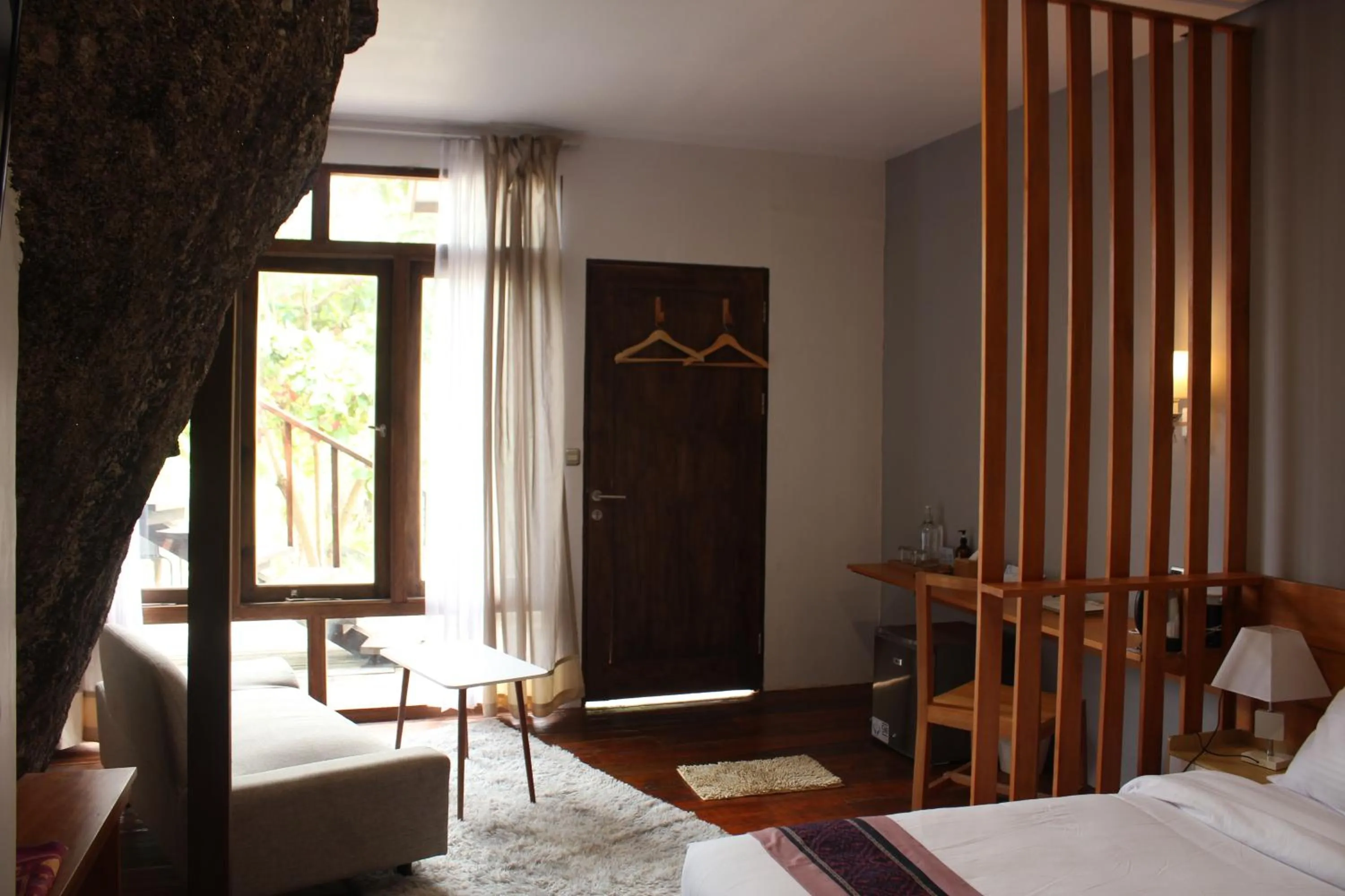 Living room, Bed in Natuna Dive Resort