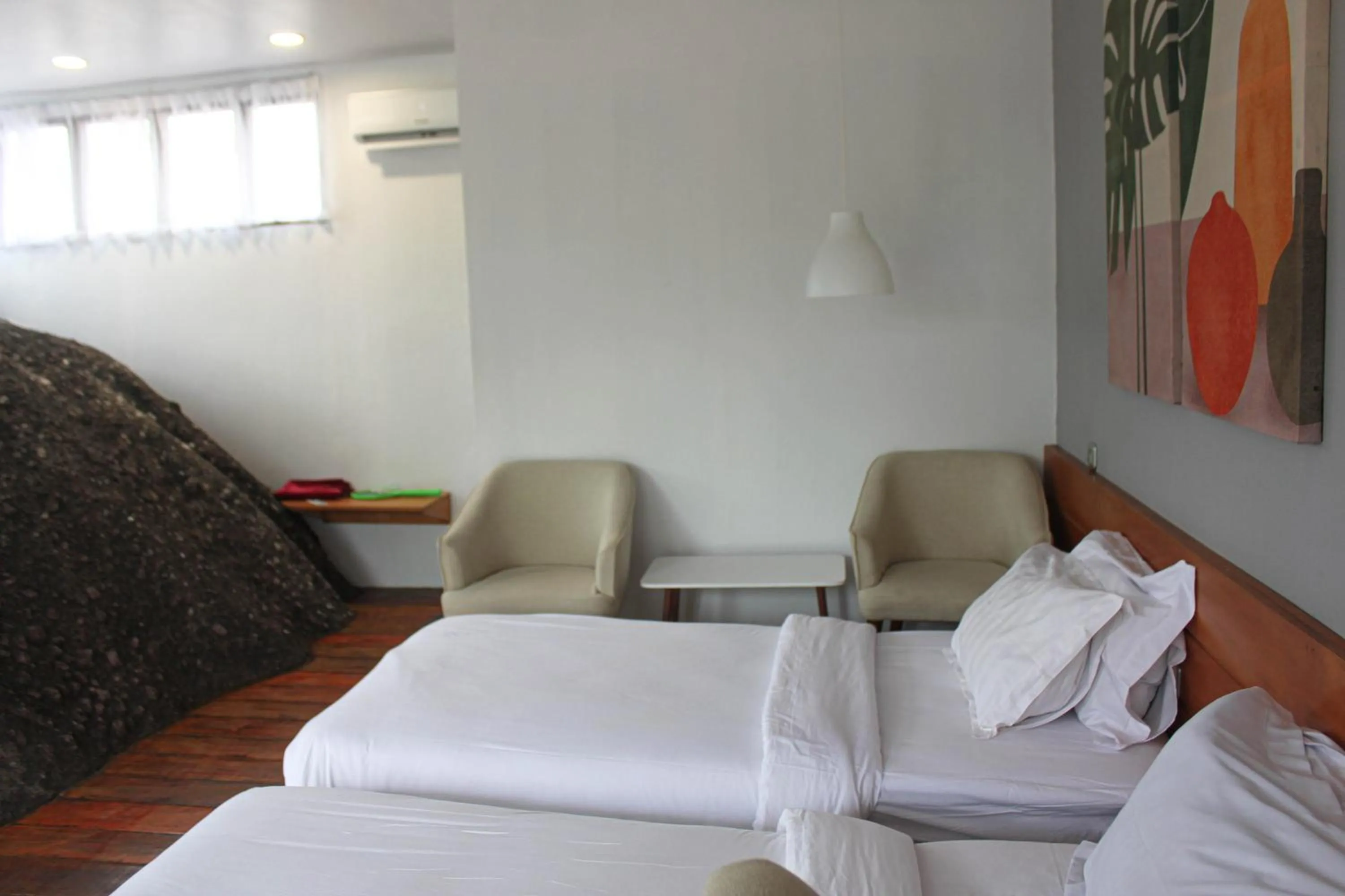 Bed in Natuna Dive Resort