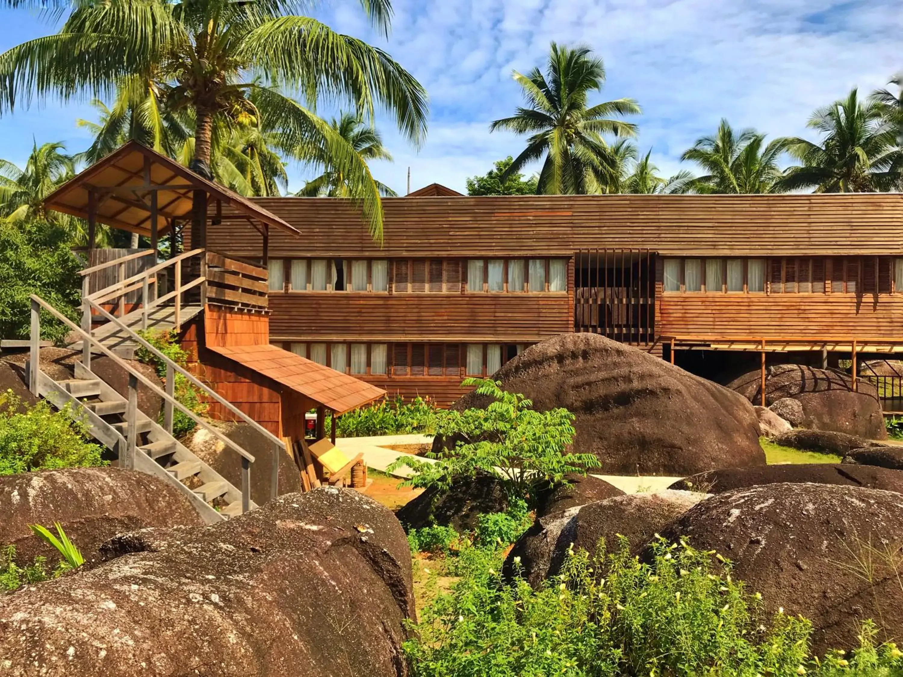 Property building in Natuna Dive Resort Property building in Natuna Dive Resort