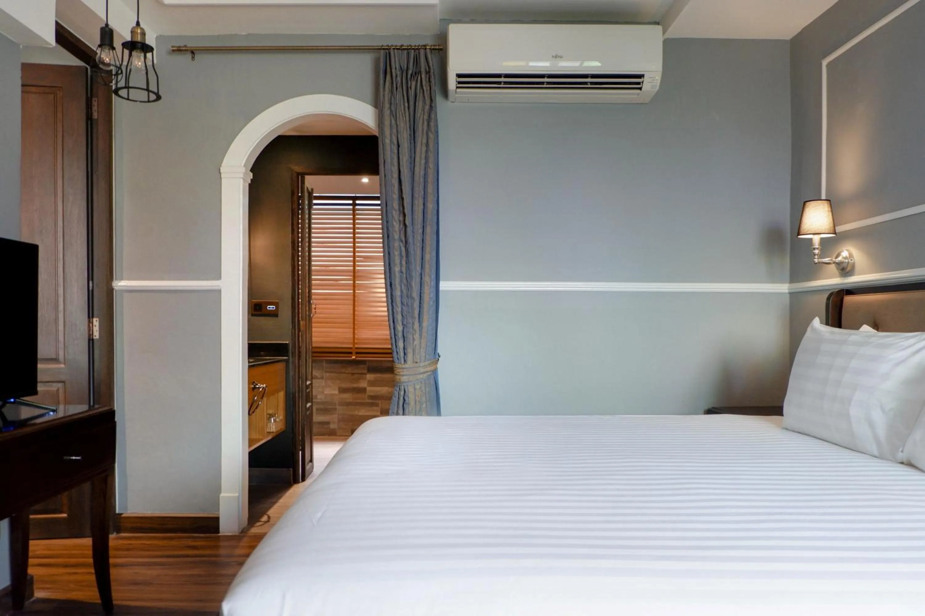 Bed in The Quba Boutique Hotel Pattaya