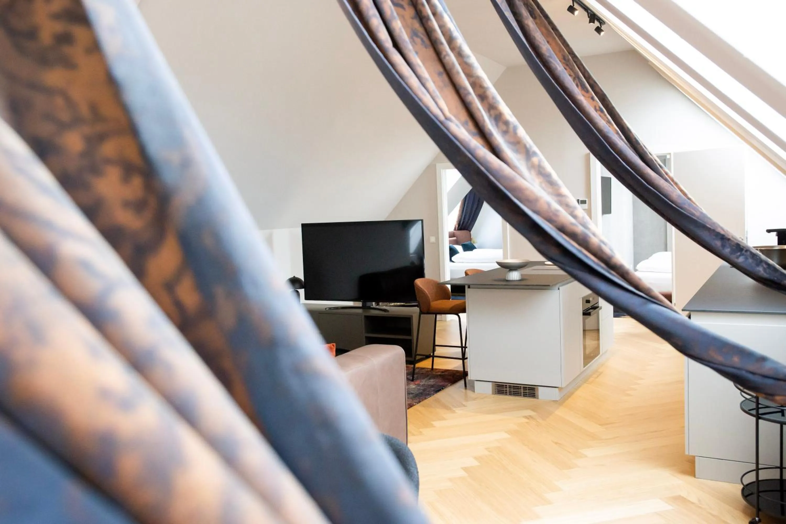 Living room in Blackhome Wien I contactless check-in