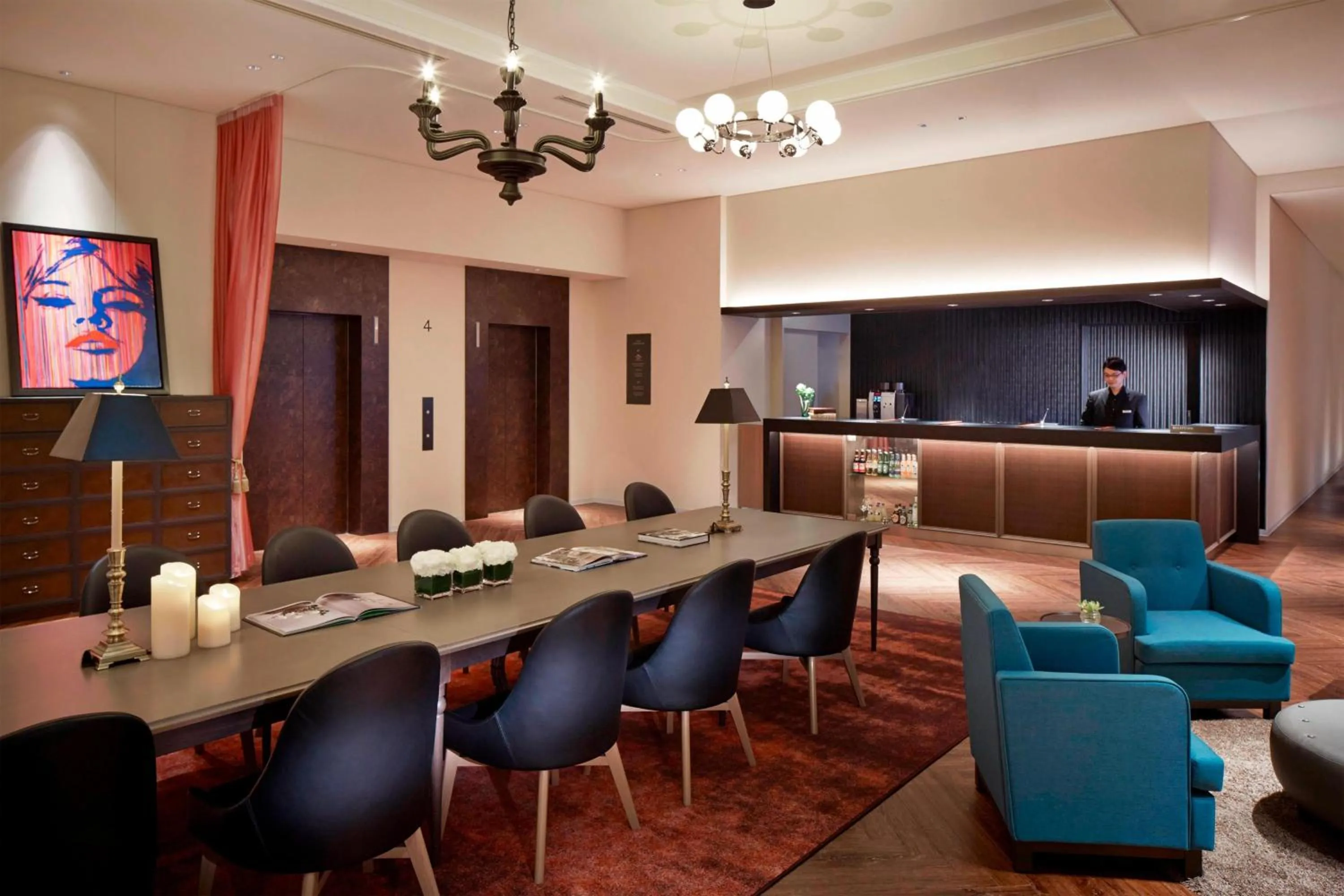 Lobby or reception in Courtyard by Marriott Tokyo Station