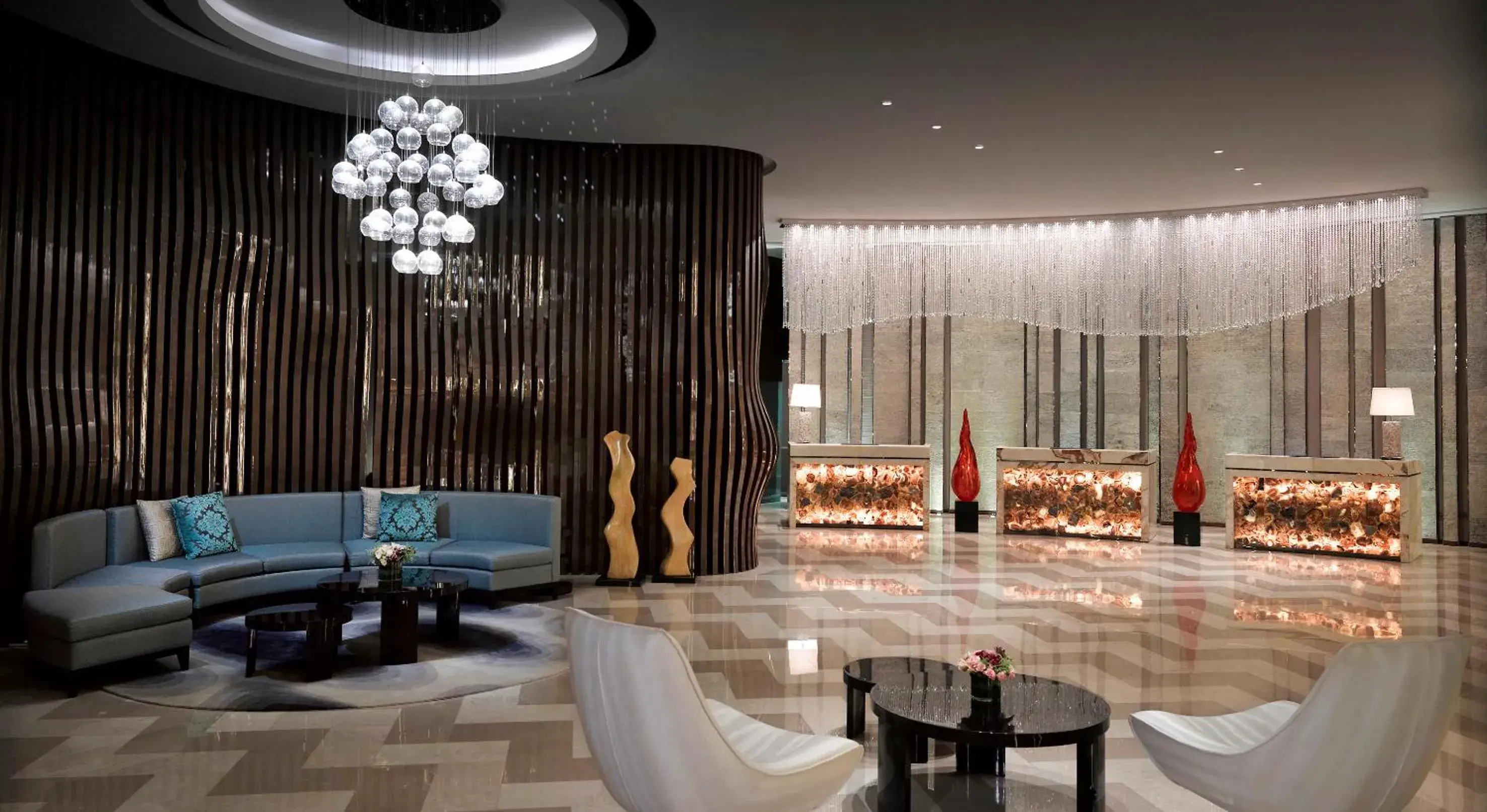 Lobby or reception in Melia Jinan Lobby or reception in Melia Jinan