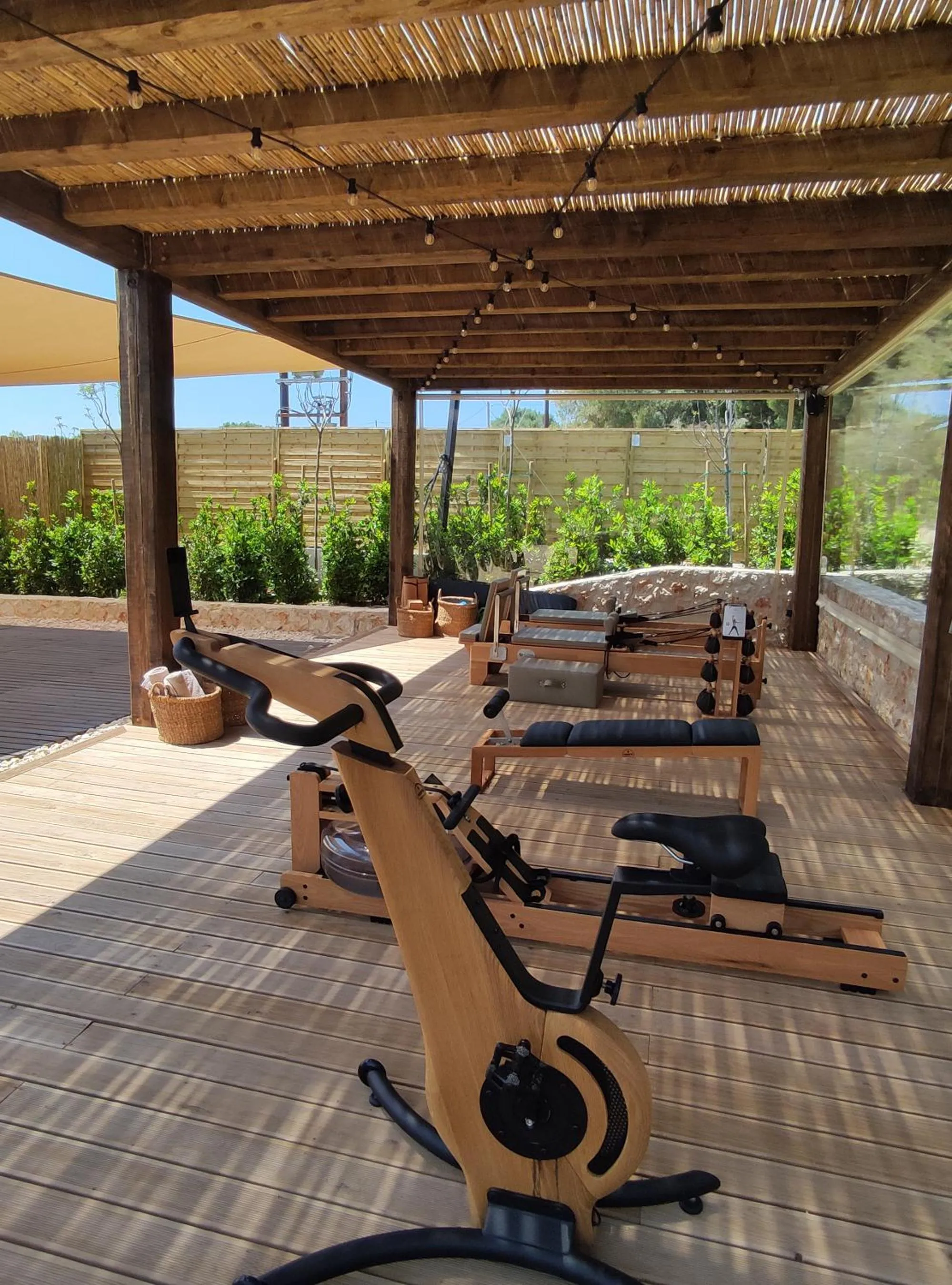 Fitness centre/facilities in Eliamos Villas Hotel & Spa