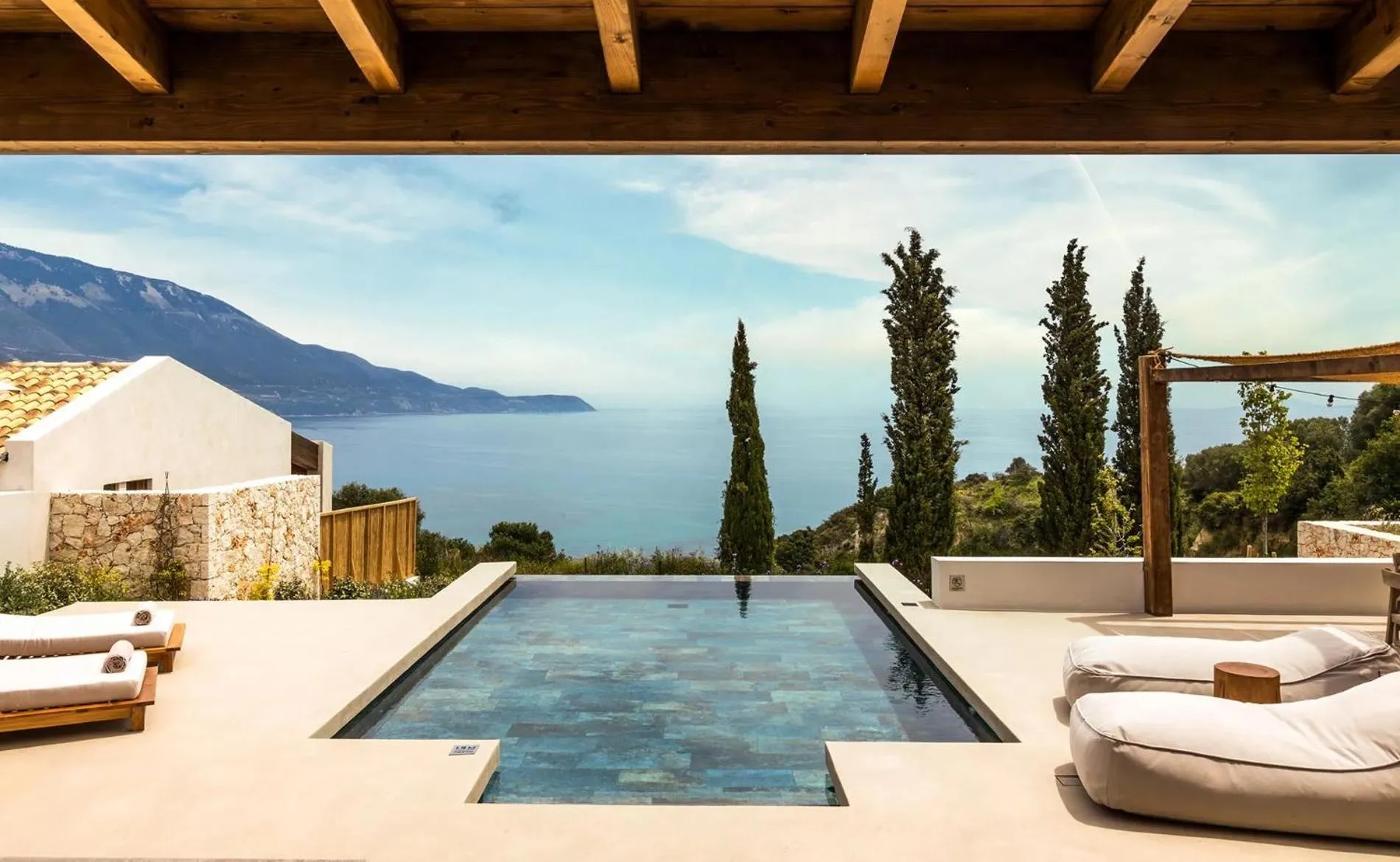 Pool view in Eliamos Villas Hotel & Spa