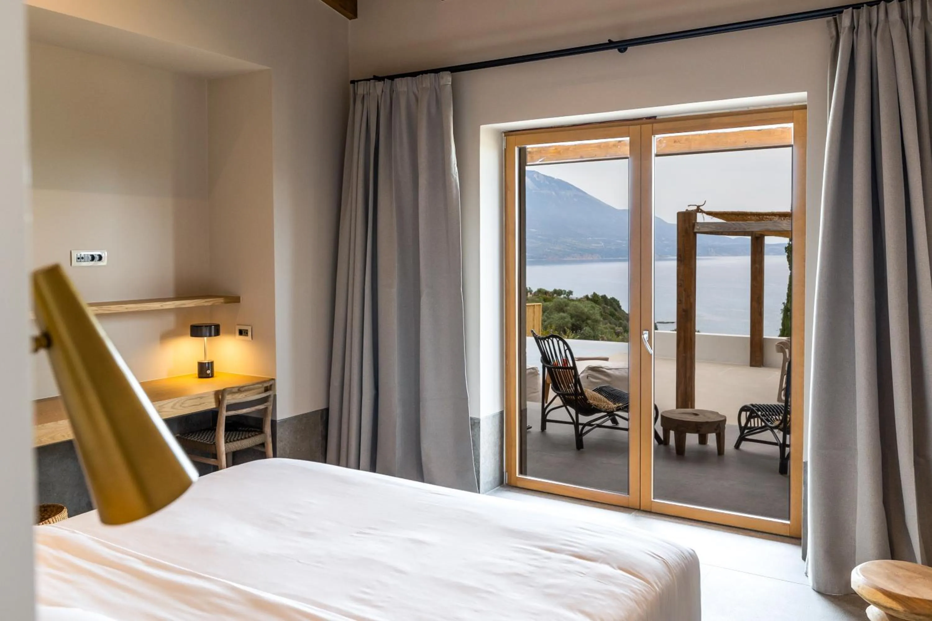 Bedroom, Bed in Eliamos Villas Hotel & Spa