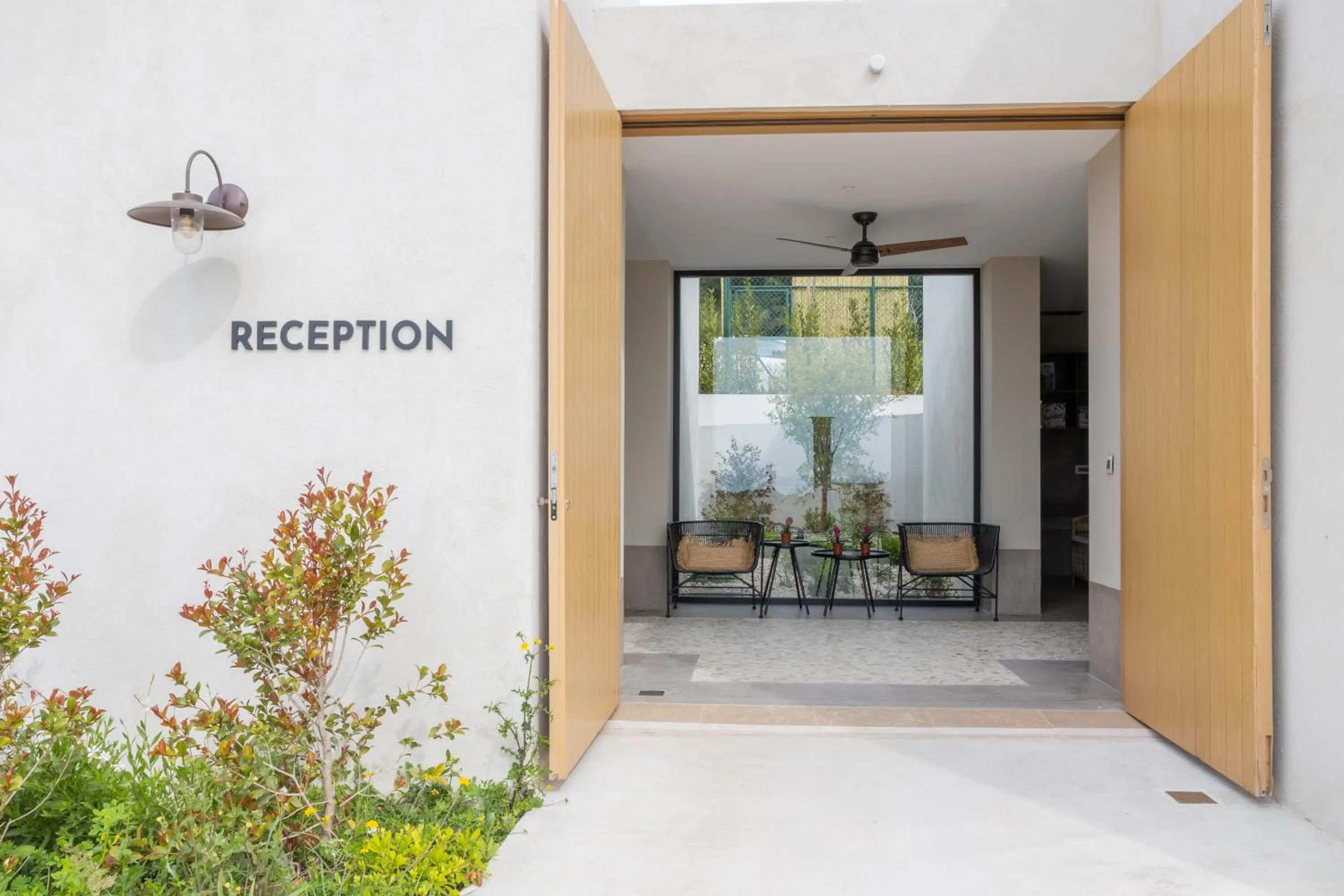Lobby or reception in Eliamos Villas Hotel & Spa