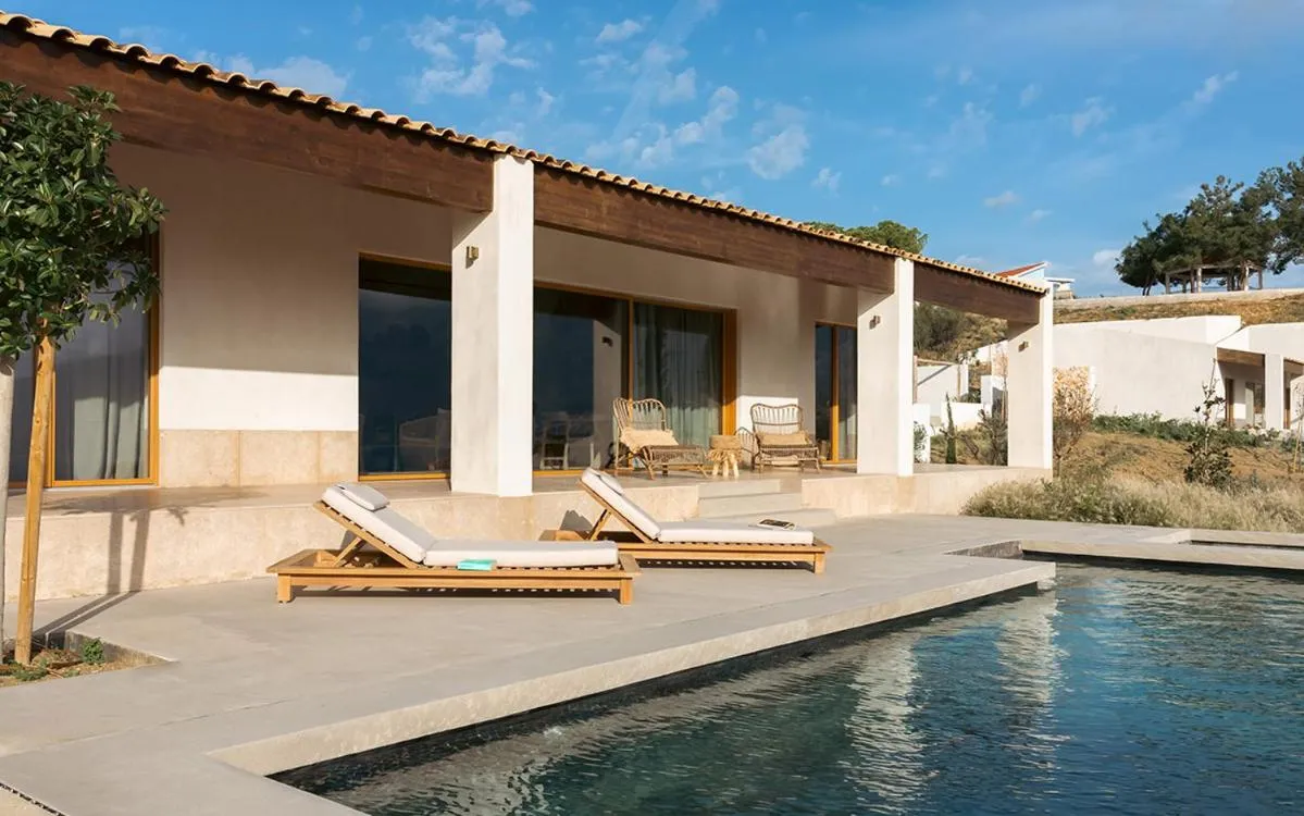 Pool view in Eliamos Villas Hotel & Spa