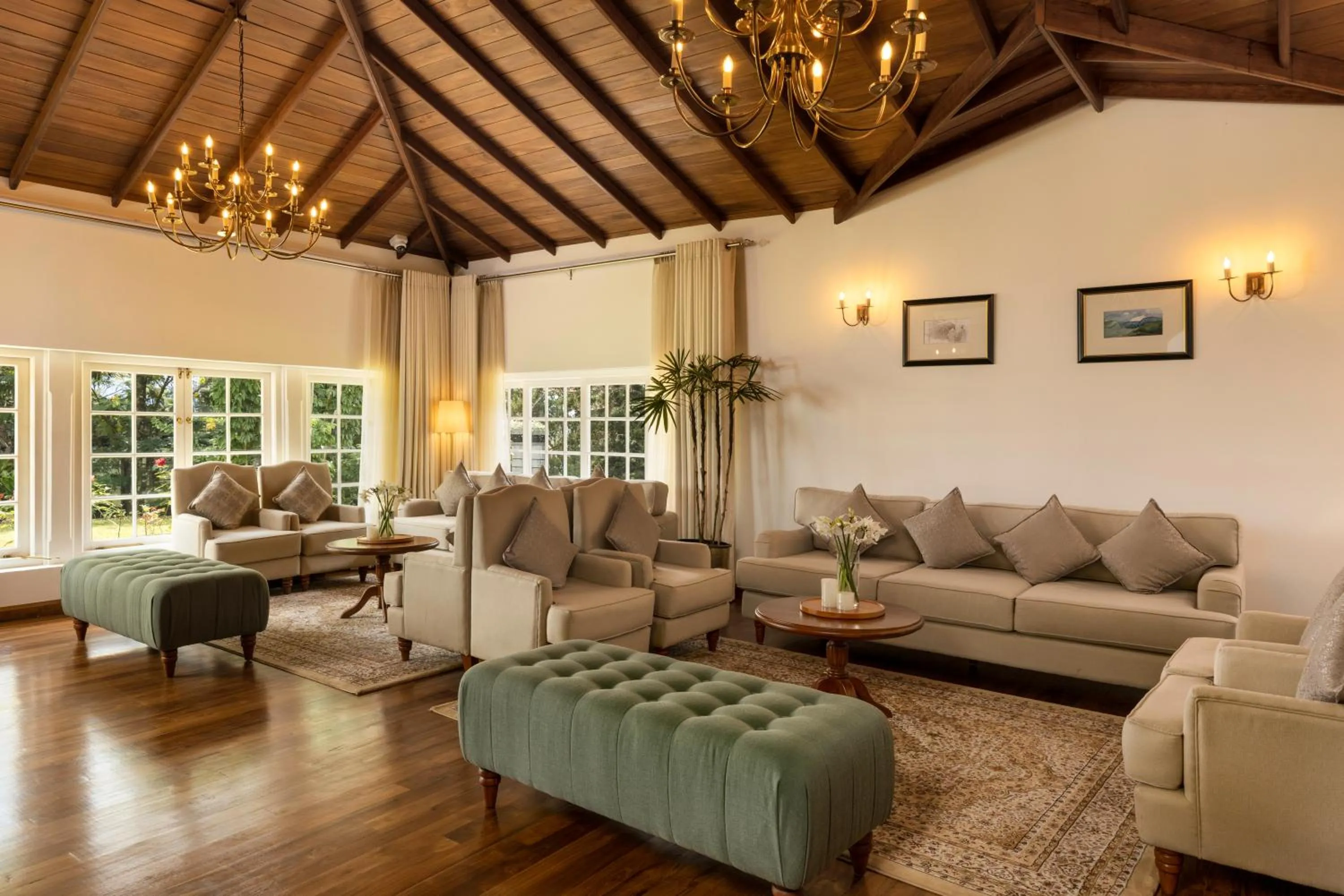 Communal lounge/ TV room in The Lavender House by Reveal