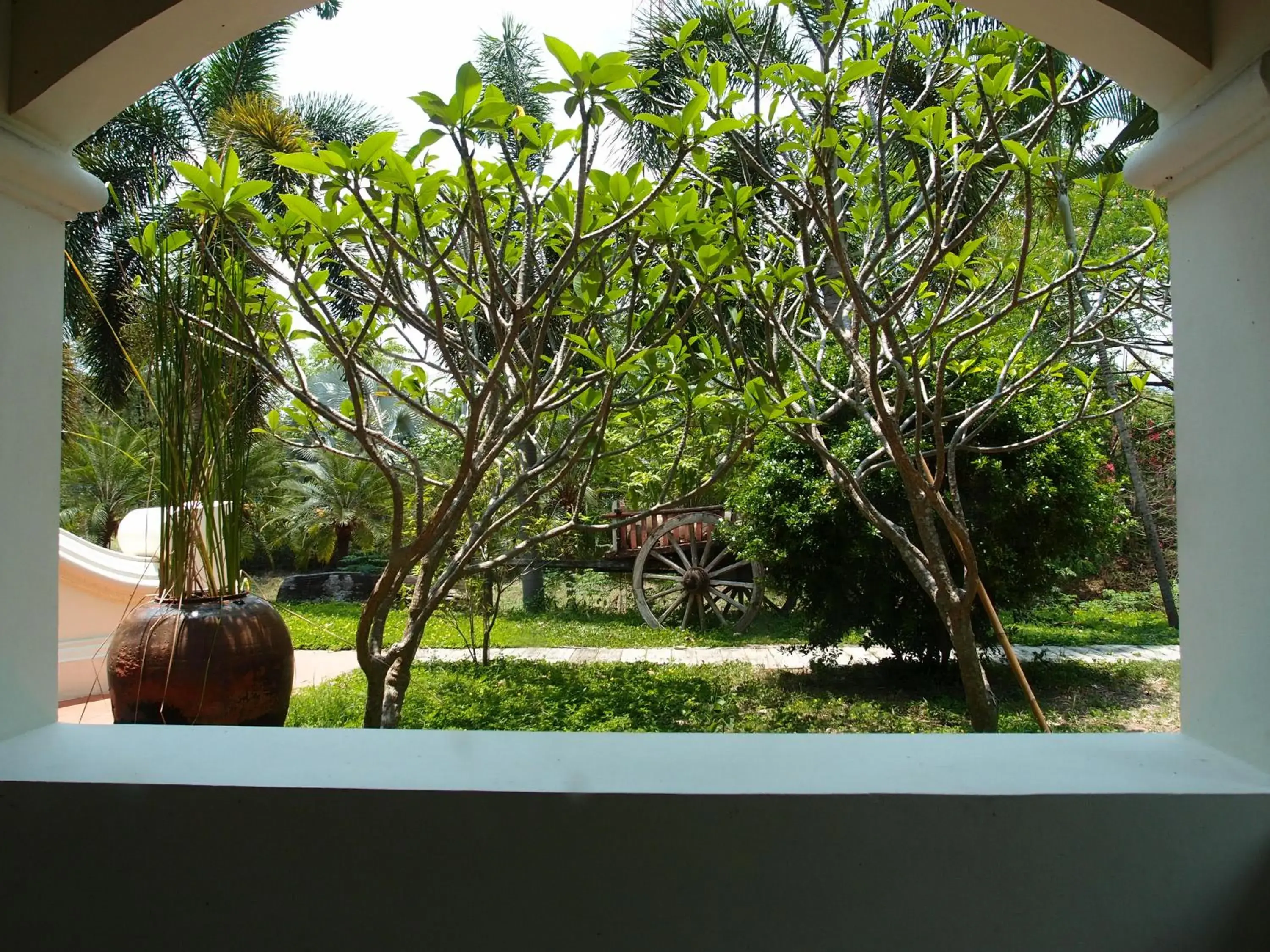 Garden view in Khum Khun Wang Resort Garden view in Khum Khun Wang Resort