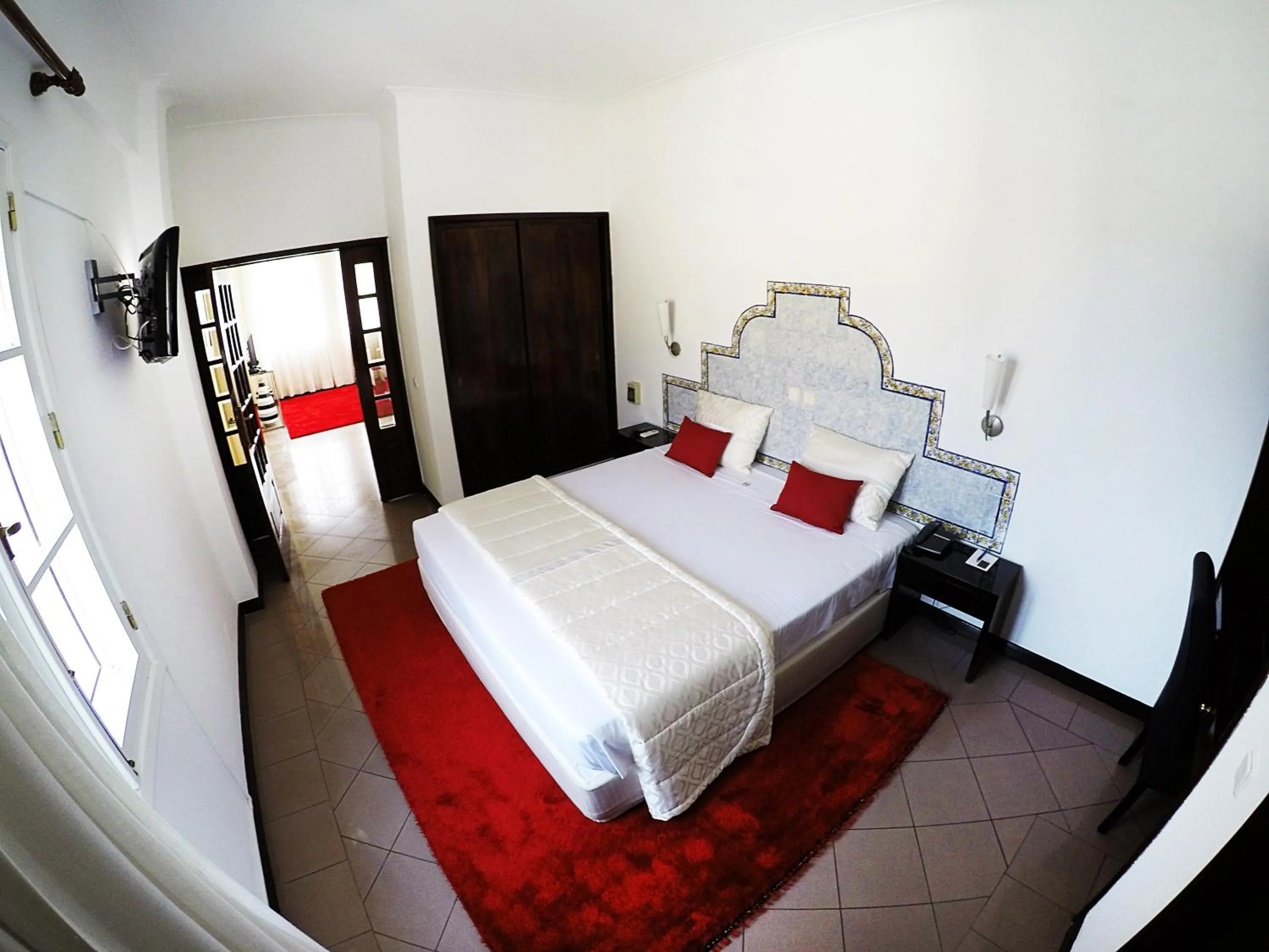 Decorative detail, Bed in Hotel Continental Luanda