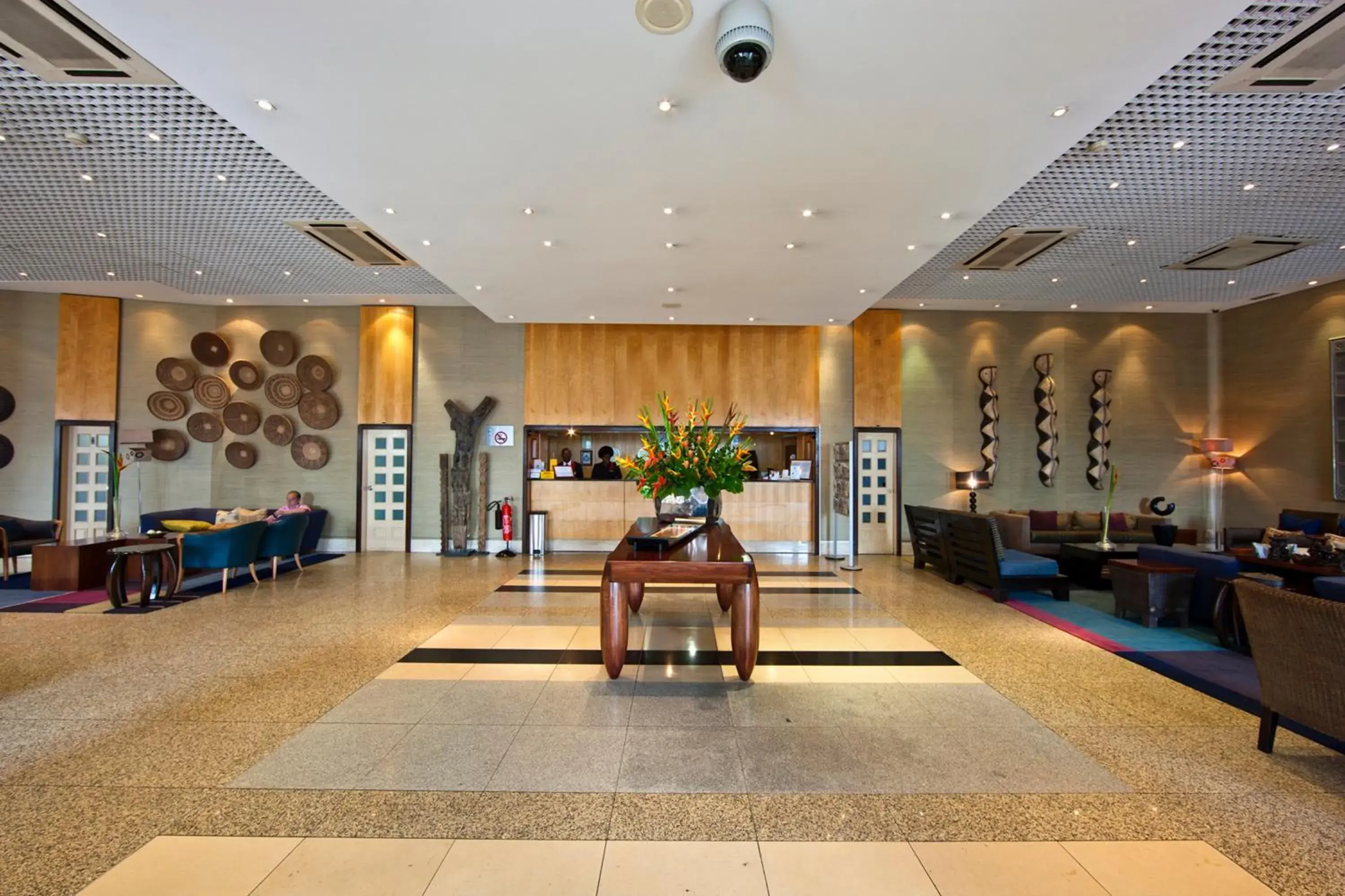 Lobby or reception in Hotel Continental Luanda Lobby or reception in Hotel Continental Luanda